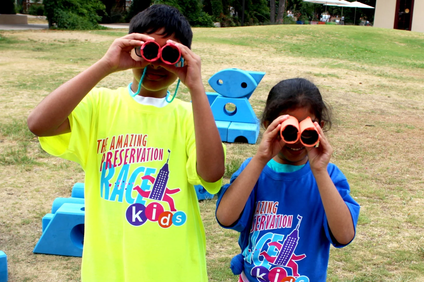 Participants in the Amazing Preservation Race for Kids 2018, Hemisfair