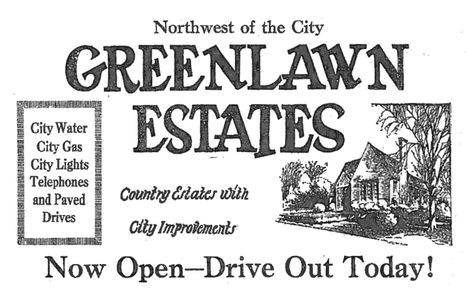 Advertisement, 1927