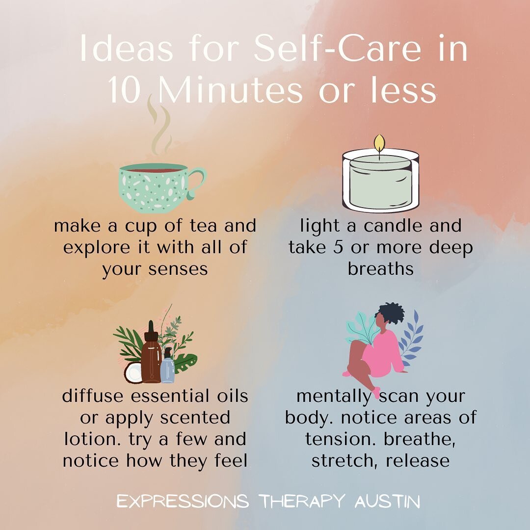 The pandemic has made life harder for many people, in different ways.  Many parents, especially those with with young children, don&rsquo;t have time for self care, even though they may need it more than ever. These are just a few, quick ideas to hel