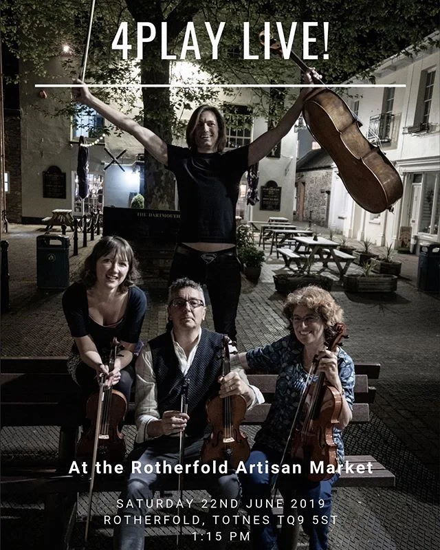 THIS SATURDAY (22nd) we will be playing live at the Rotherfold Artisan Market in Totnes 1:15 - 2pm. Come and grab some delicious food from @thekitchentabl , a thirst-quenching beer from @newlionbrewerytotnes , then sit back and enjoy the music... or 
