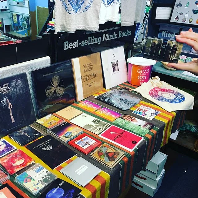 Popped up to the pop up @theblackbirdcollectivetotnes stall yesterday to check out a great collection of music and merchandise from local bands, which now includes us 😁 an excellent source of music in the build up to @letspartytotnes &mdash;&mdash;&