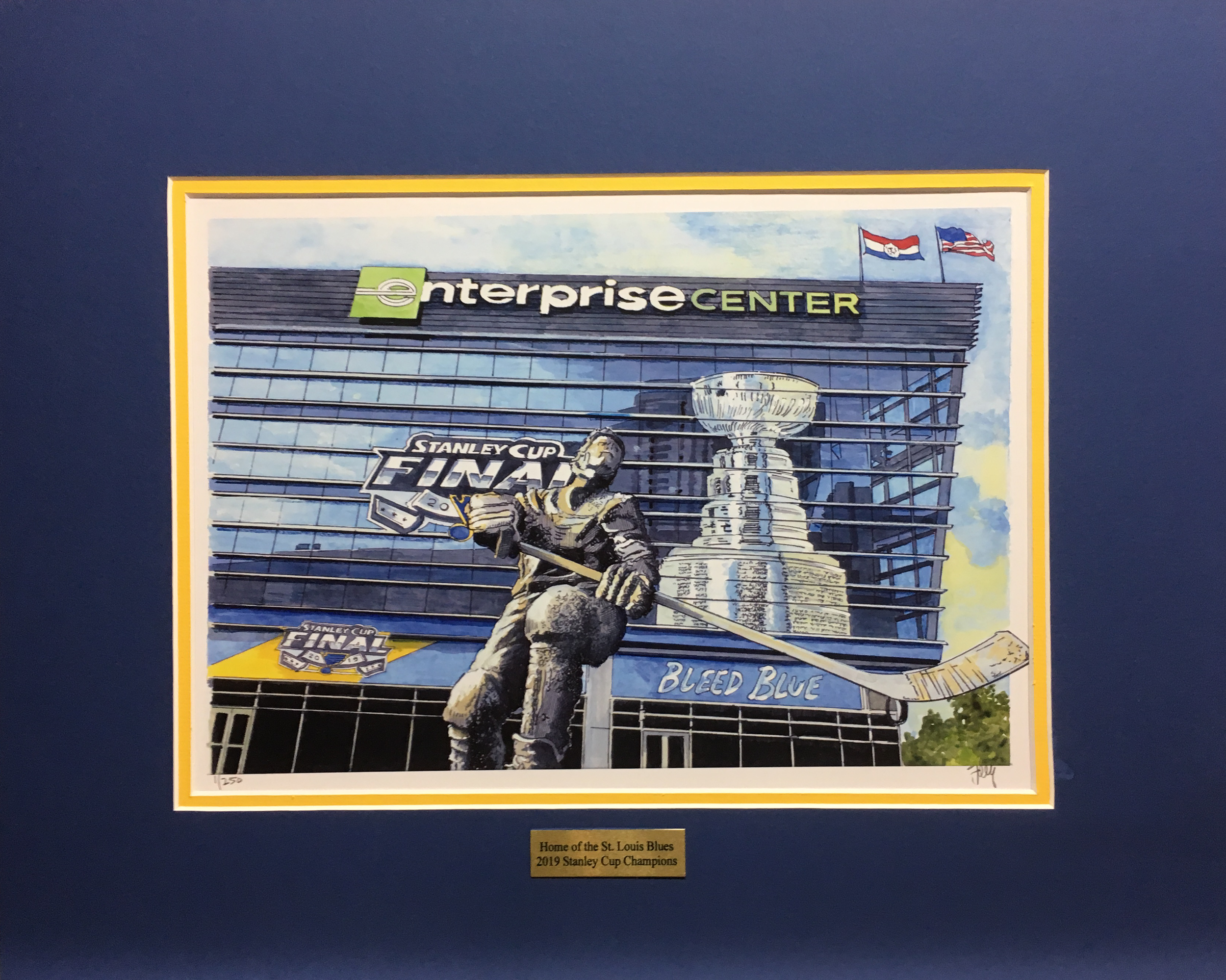 St. Louis Blues Stanley Cup - Enterprise Center — Reflections