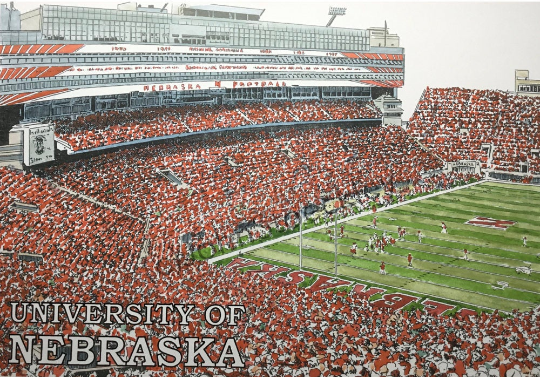 University of Nebraska Cornhuskers Football Memorial Stadium2.png