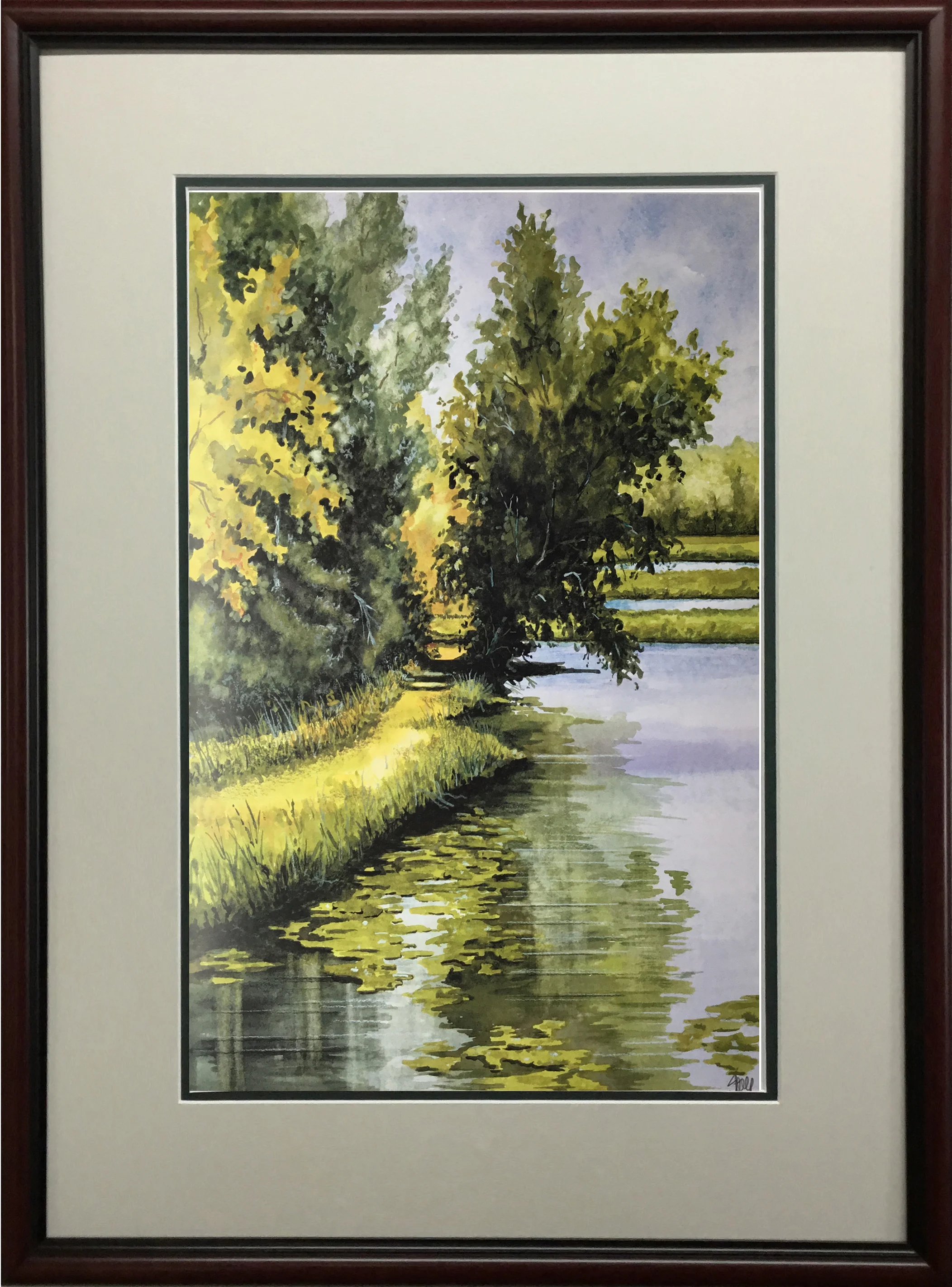 Along the Pond FRAMED.jpg