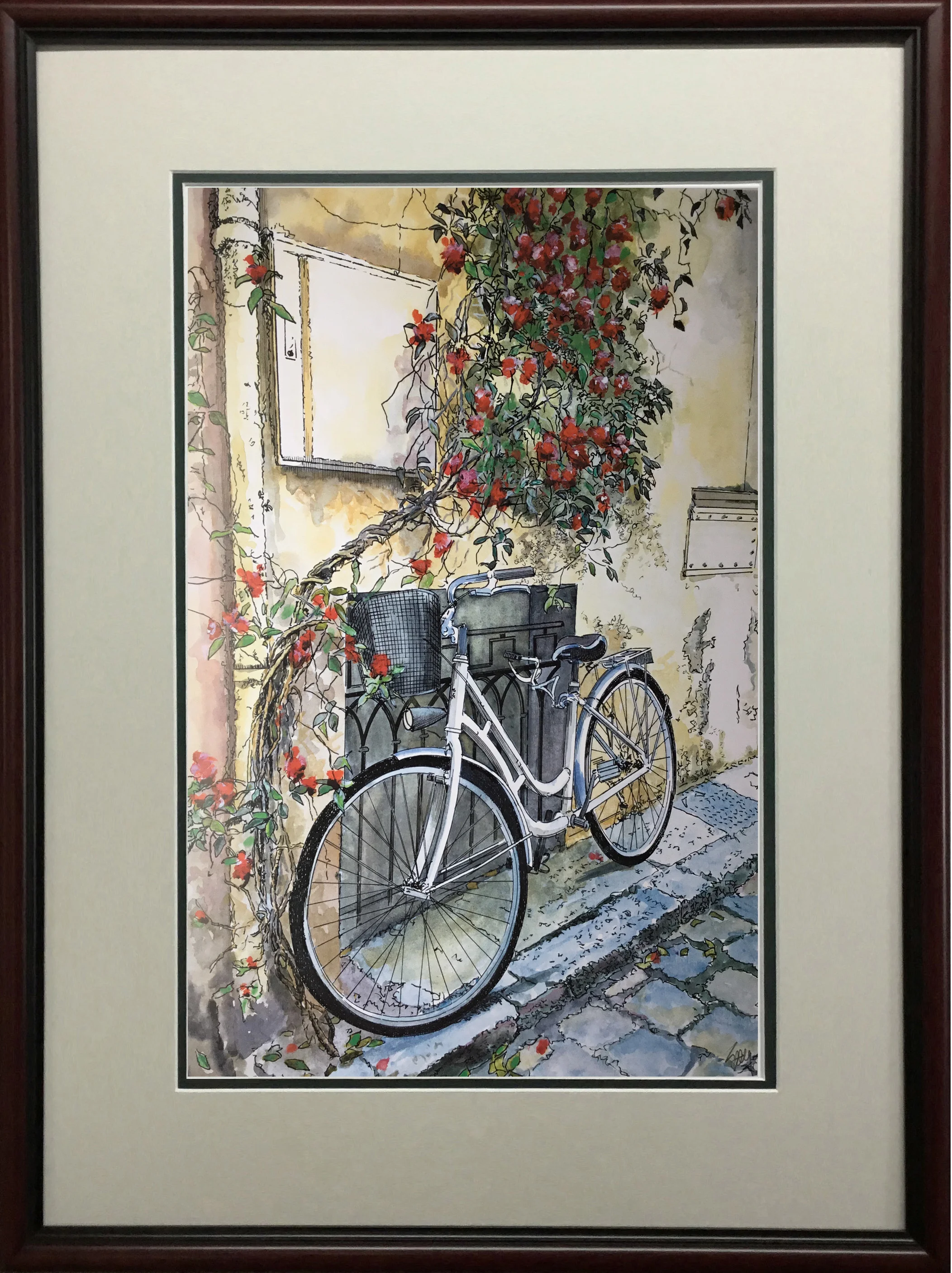 Bicycle in St. Tropez FRAMED.jpg