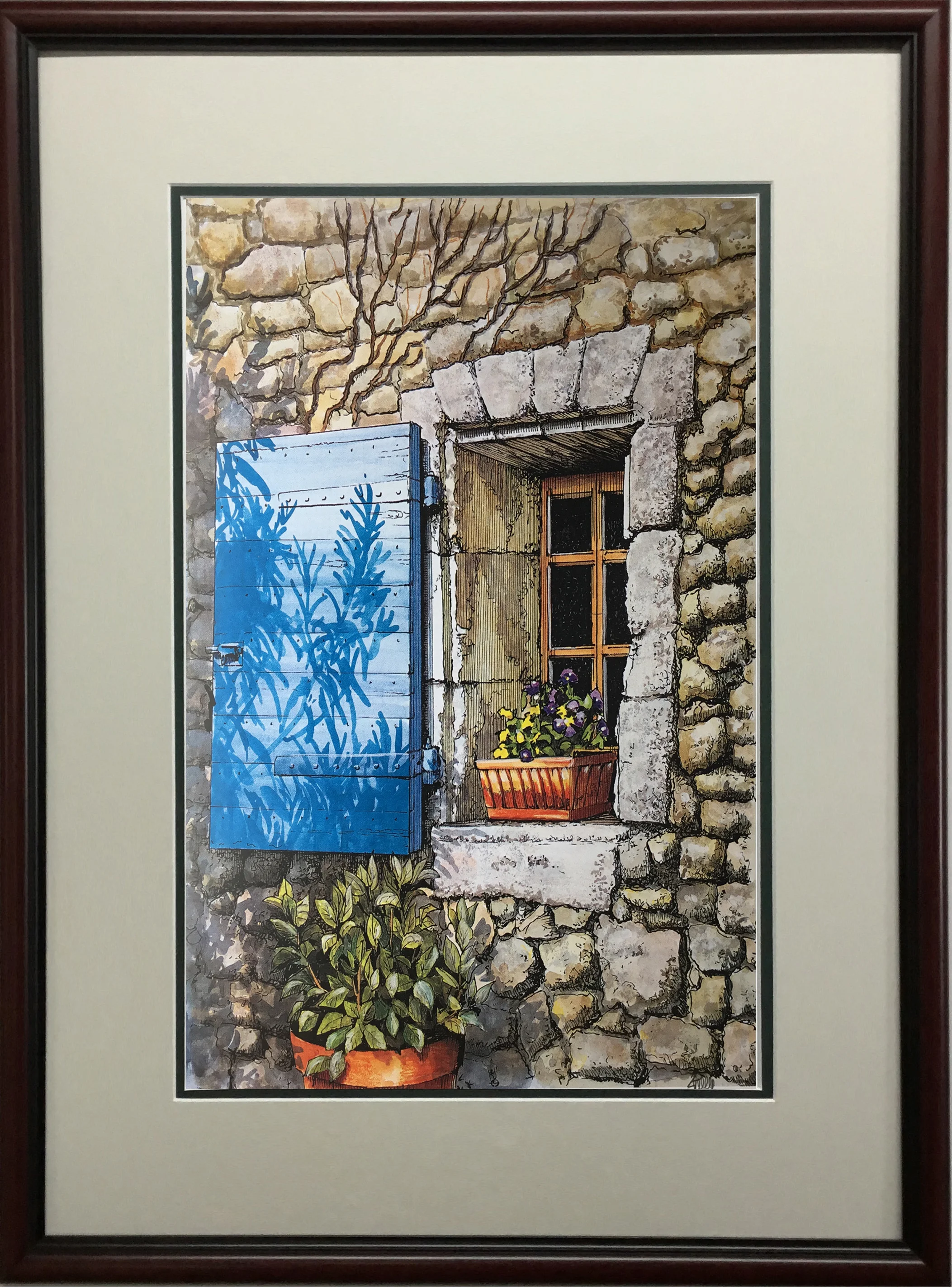 Blue Shutter FRAMED.jpg