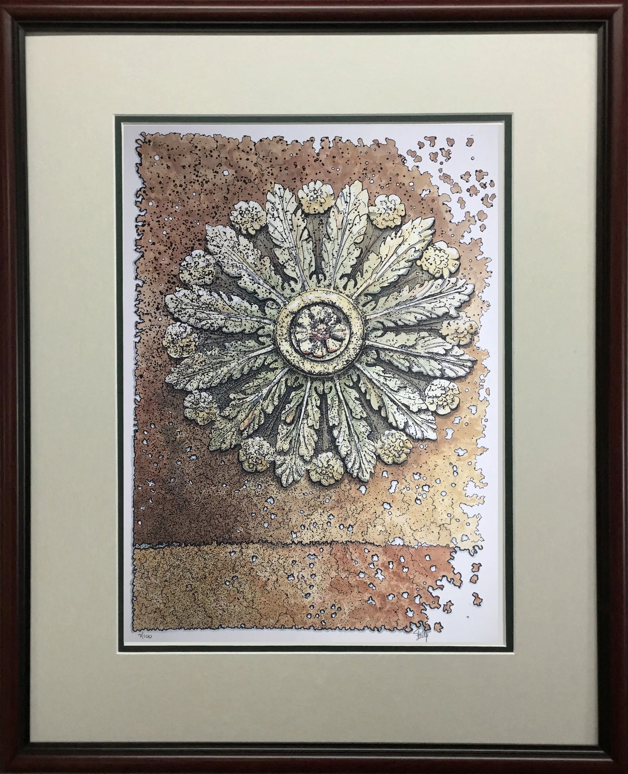 Floral Fosette FRAMED.jpg