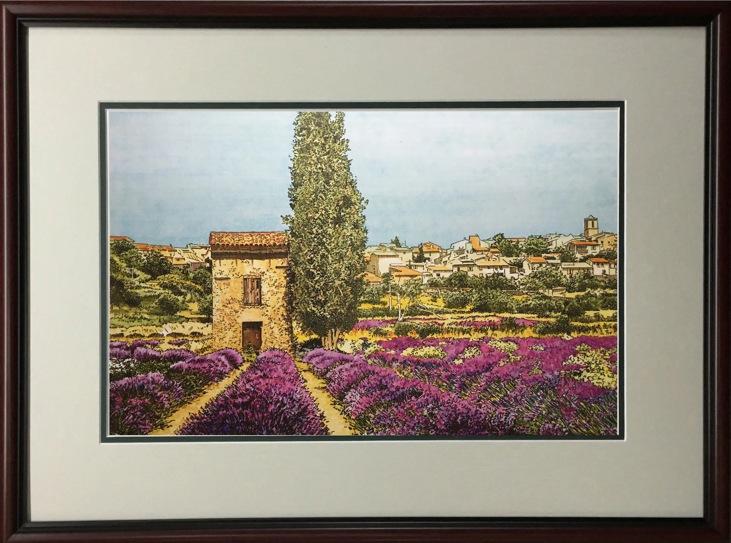 Lavender Field FRAMED.jpg
