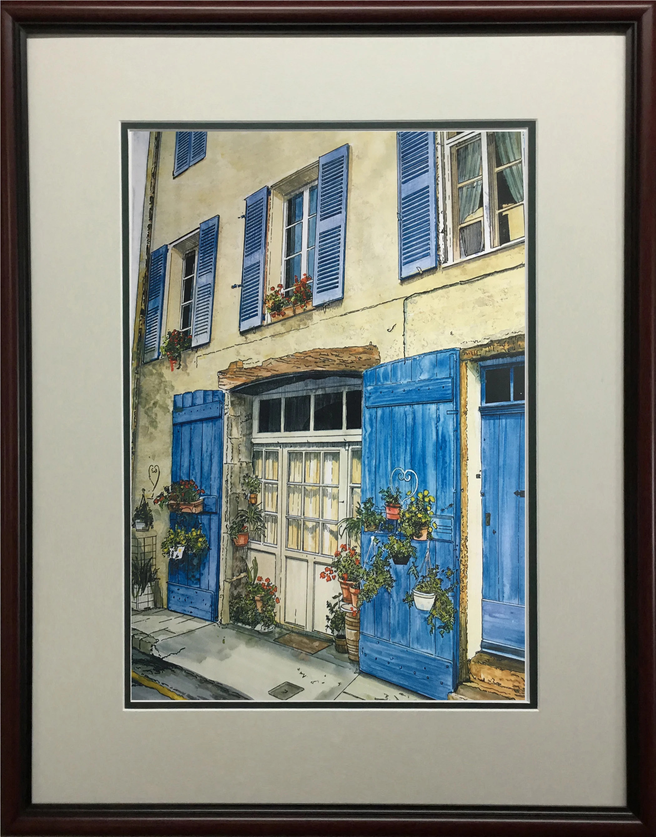 Old House in Cotignac, France FRAMED.jpg