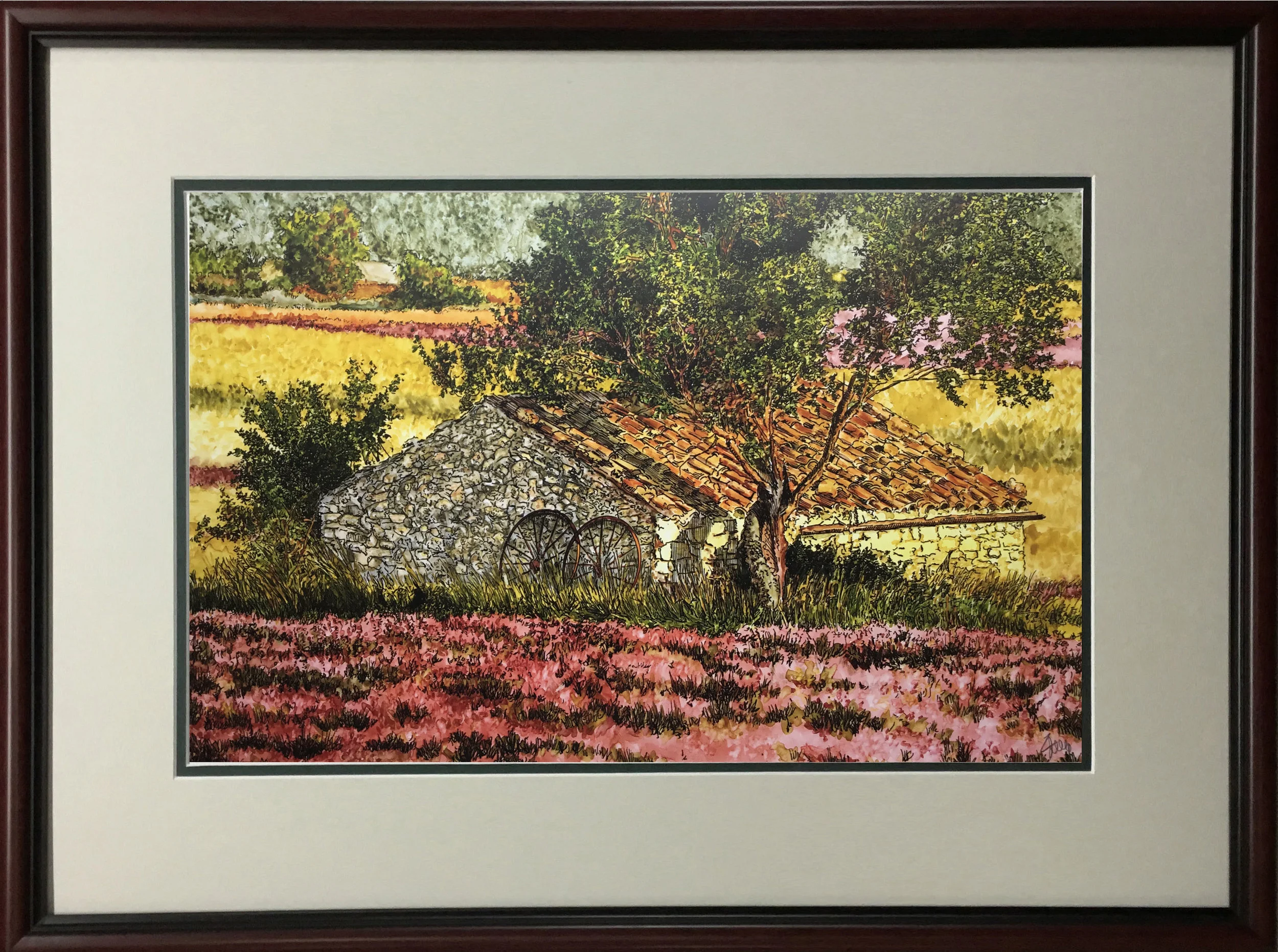 Old Stone Barn FRAMED.jpg