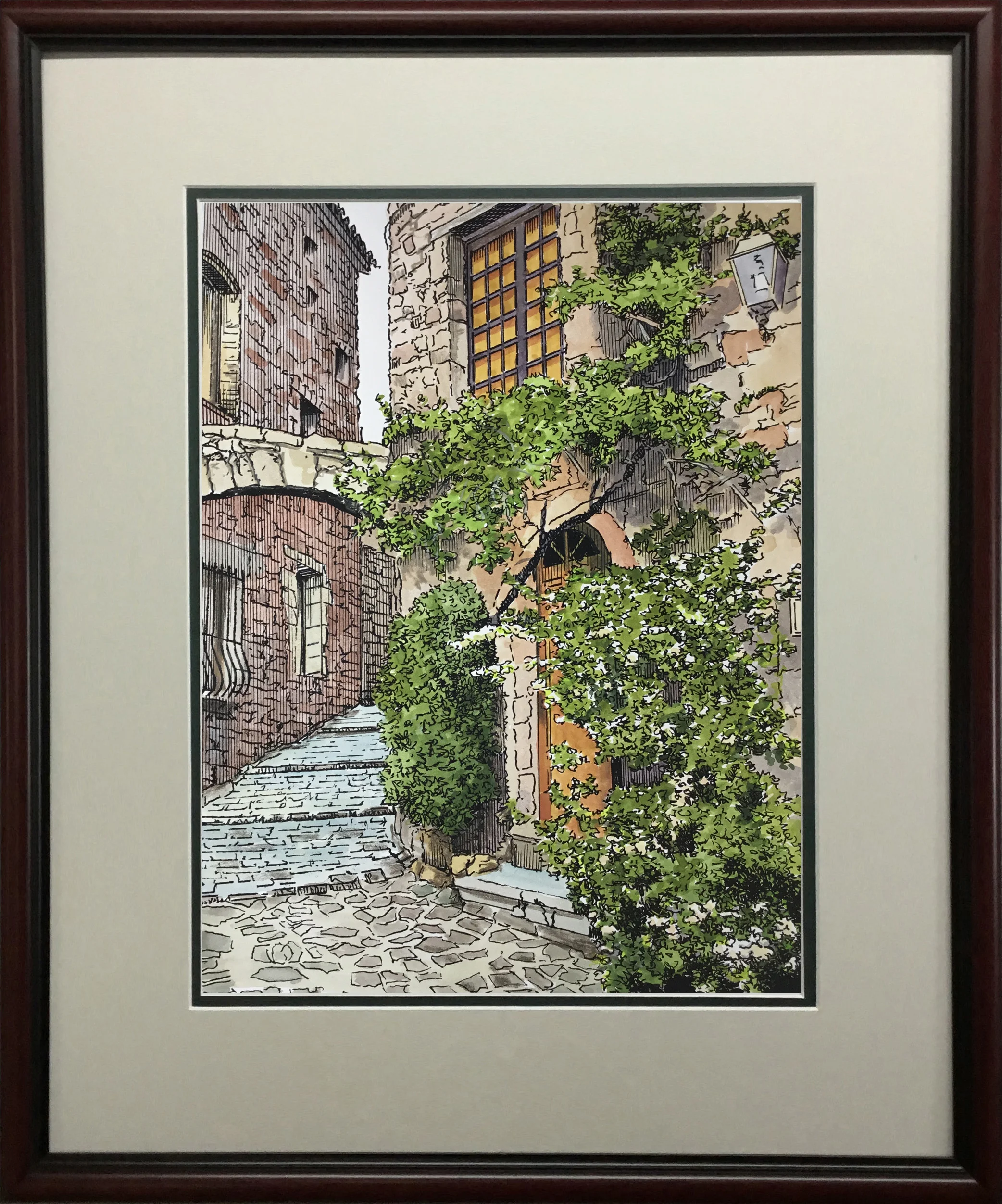 Up to the Chapel FRAMED.jpg
