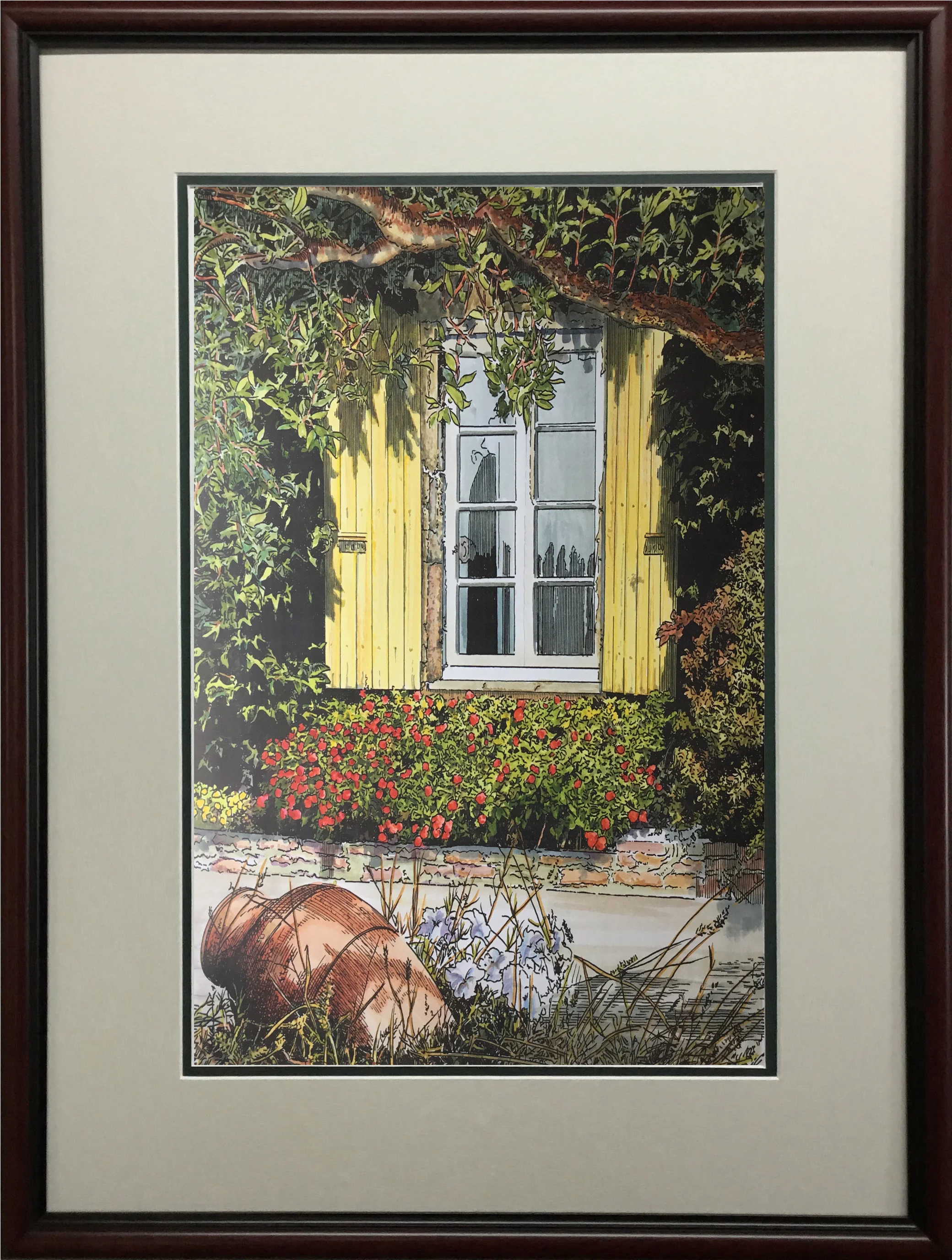 Yellow Shutters FRAMED.jpg