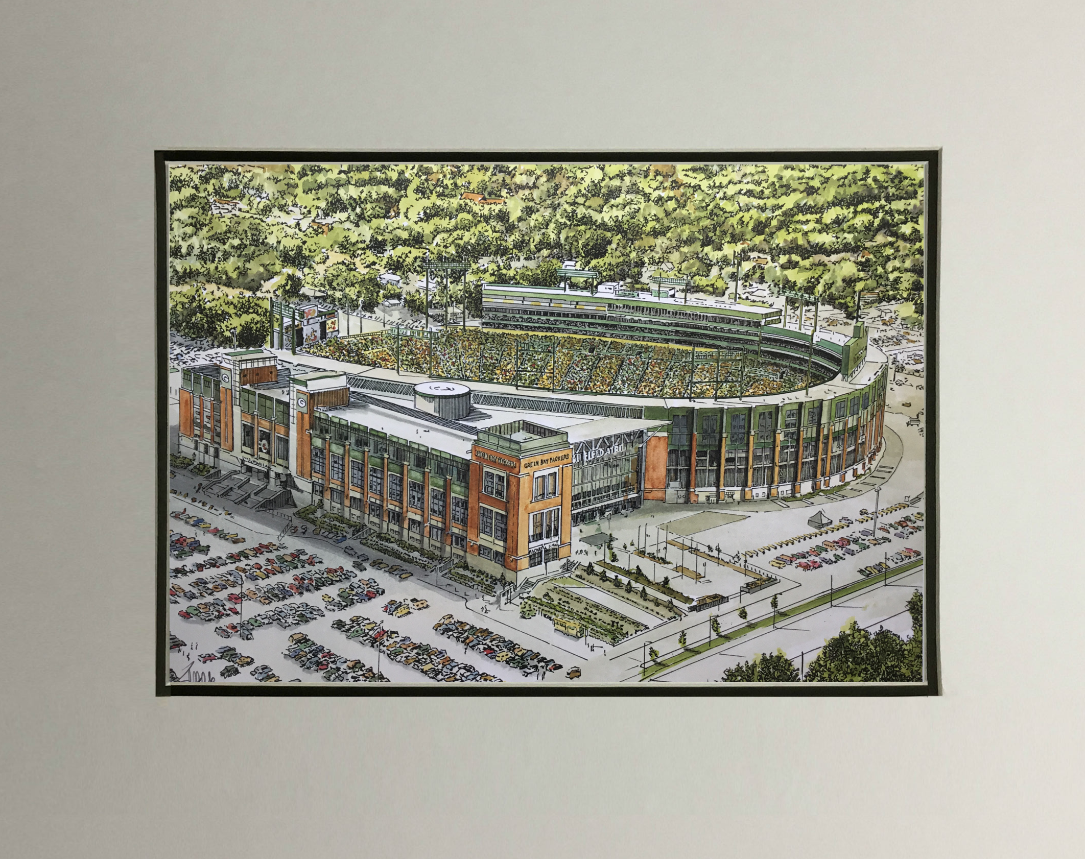 Green Bay Packers, Lambeau FieldMat.png