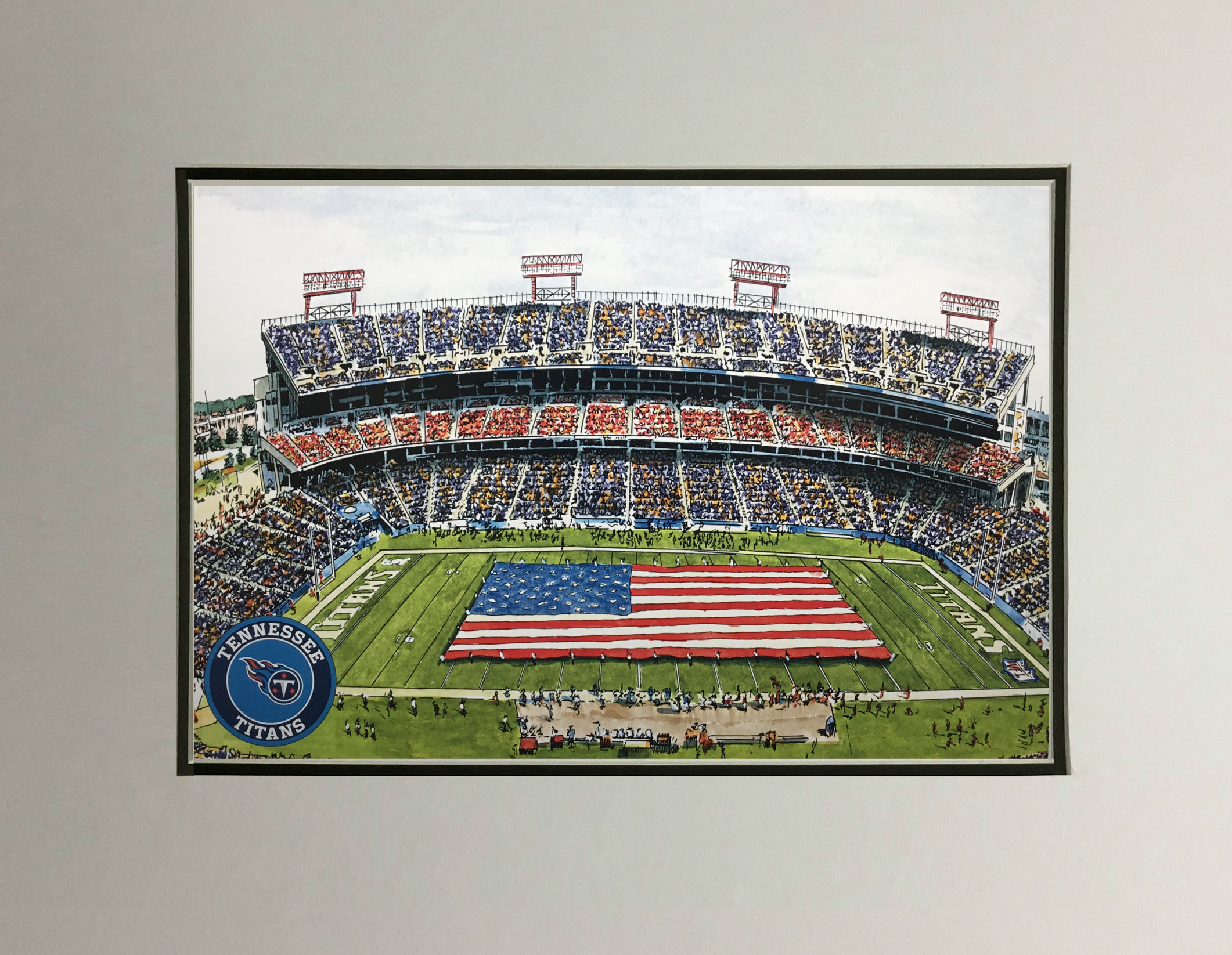 Tennessee Titans, 3D Stadium View, Tennessee Titans, Wall Art