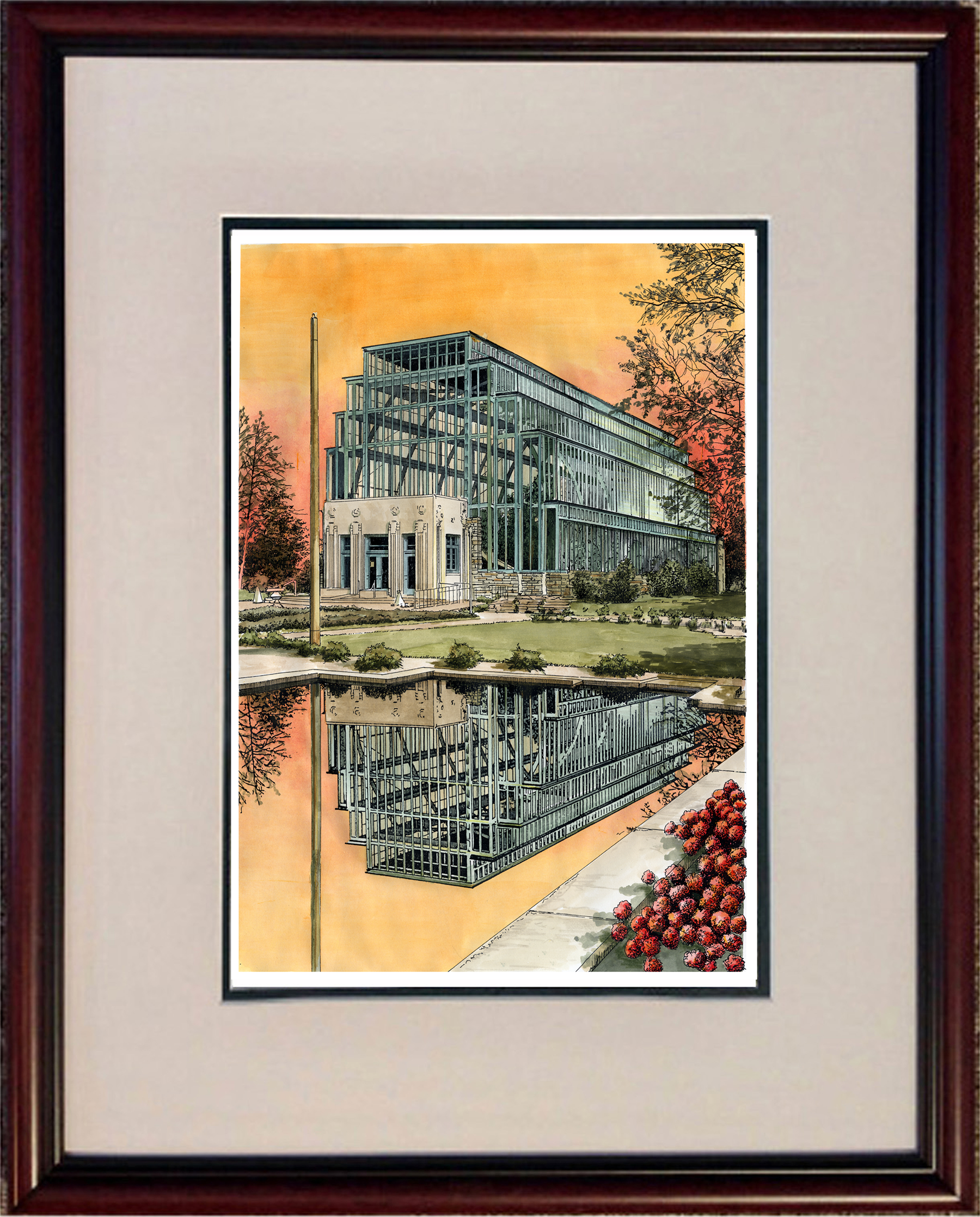 Jewel Box of Forest Park LIMITED EDITION Art Print by John Stoeckley —  Reflections