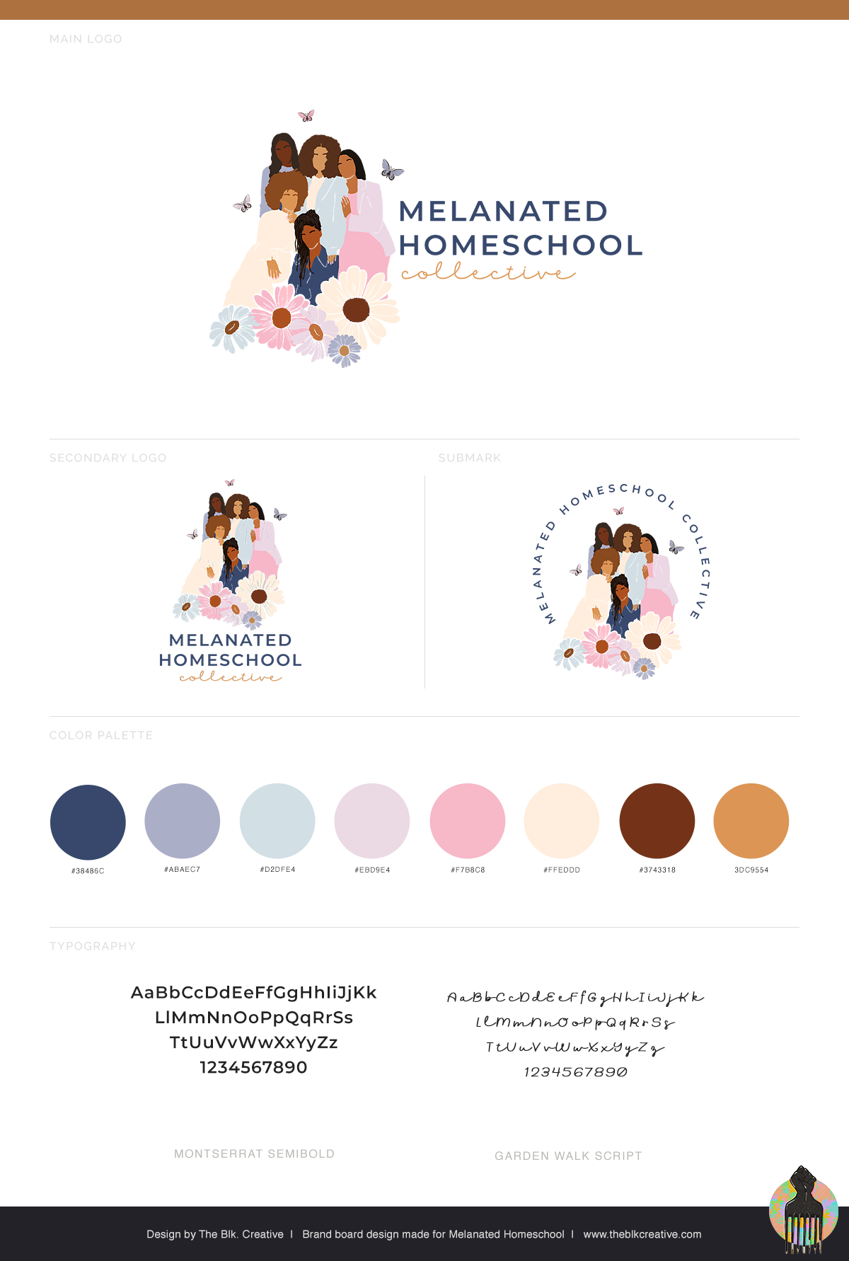 Melanated Homeschool Brand Board.png