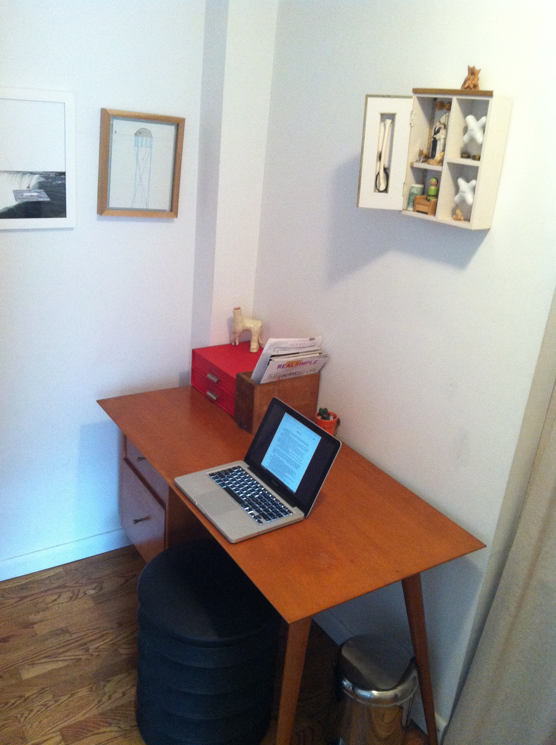 Helen Phillips's writing desk