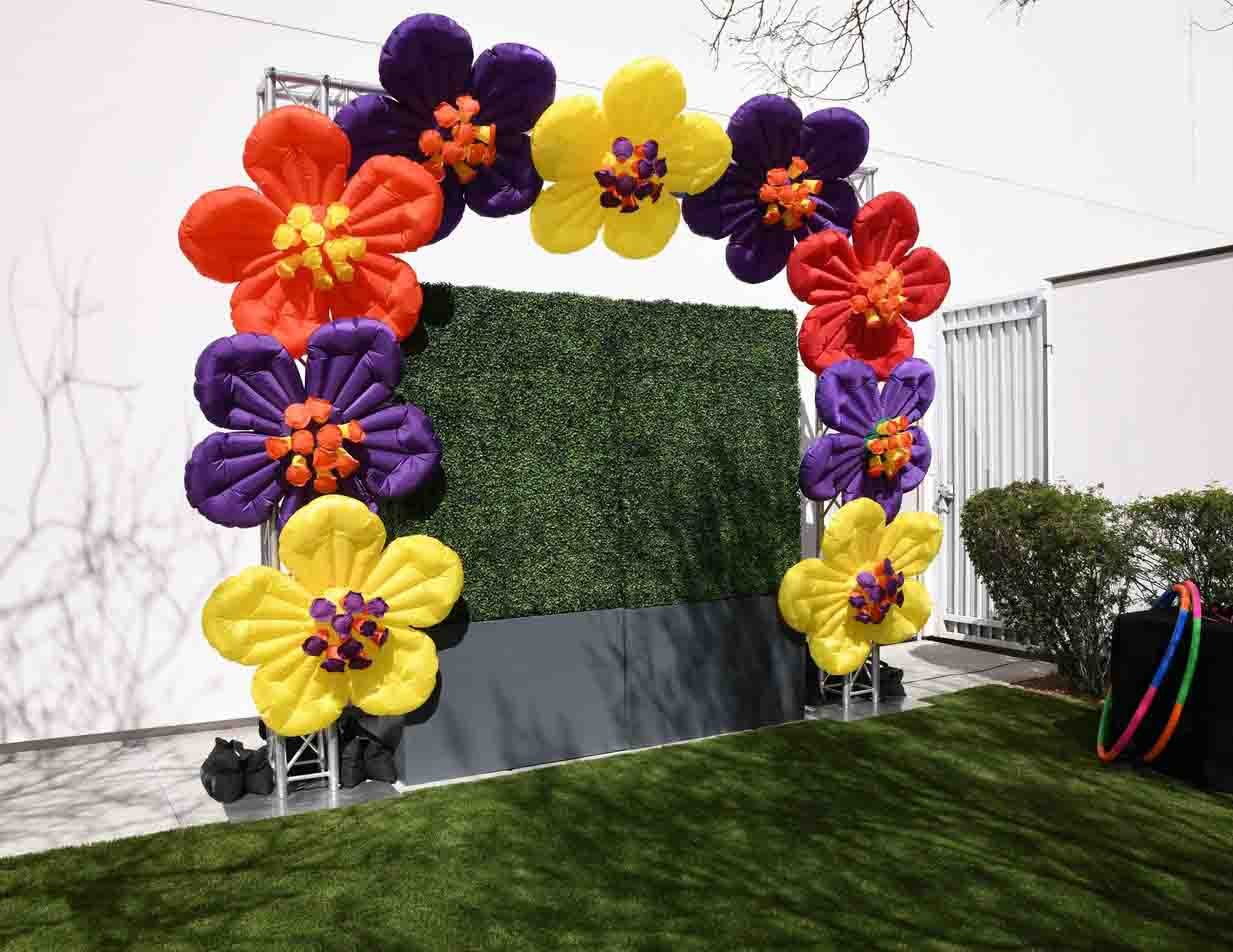 Enchanted Garden  of Inflatable Flowers