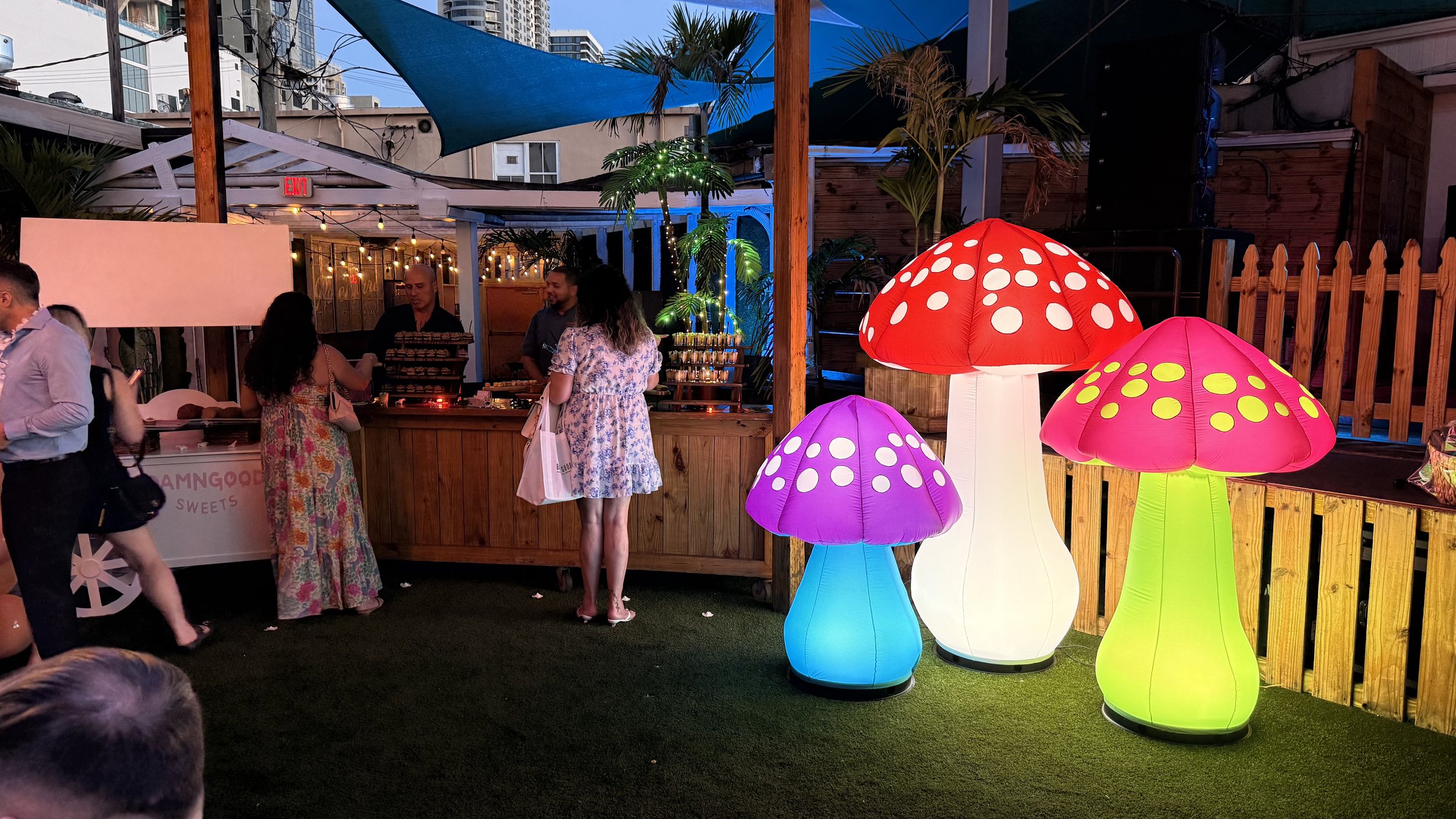 New! Inflatable Mushrooms