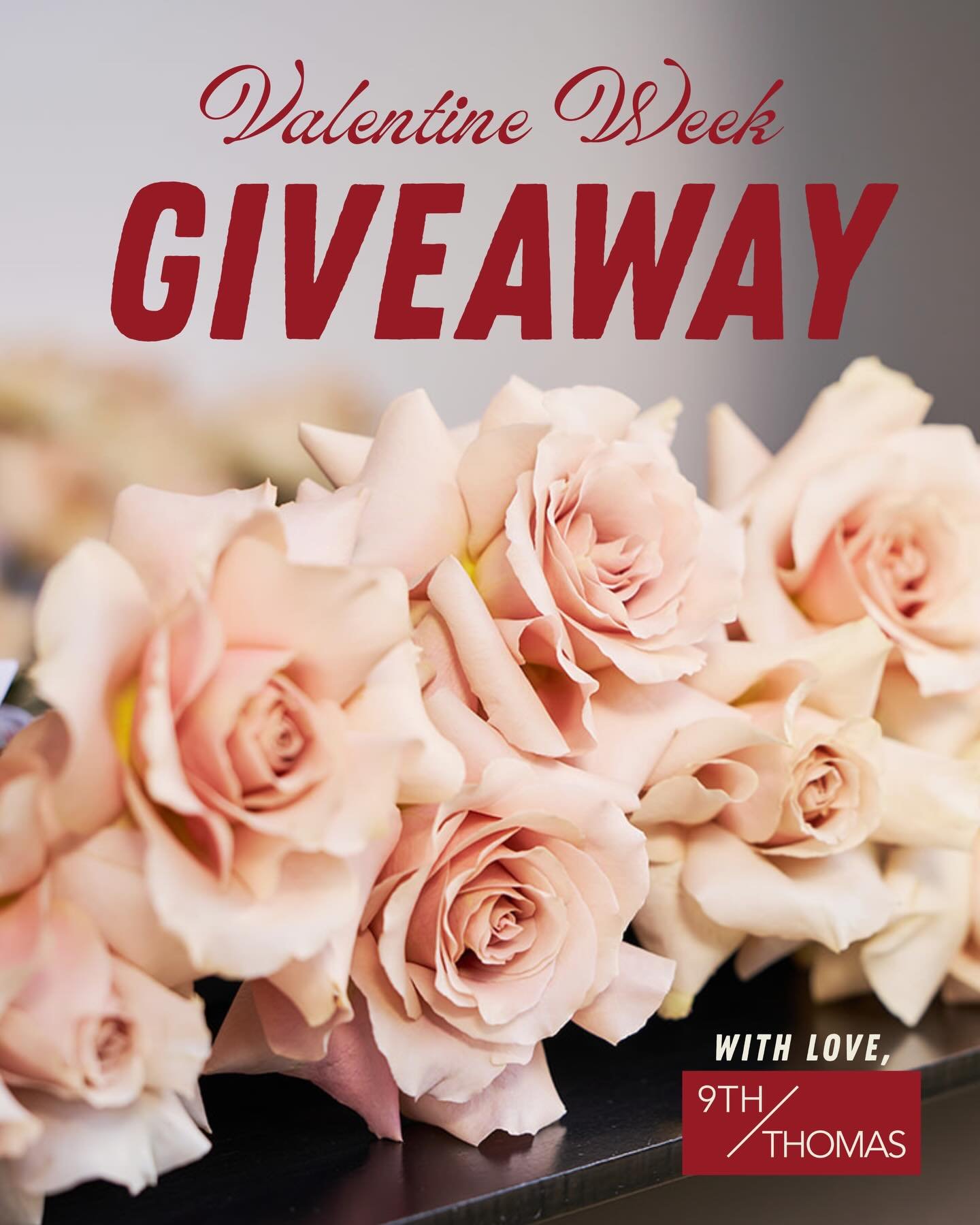 🌹 VALENTINE WEEK GIVEAWAY 🌹 It&rsquo;s time to treat yourself. Love isn&rsquo;t just meant for significant others. You deserve a Self-Love Basket (250+ Value!) 

❤️ HOW TO ENTER THE GIVEAWAY ❤️
- Follow us on Instagram @9thandthomas 
- Tag 2 friend