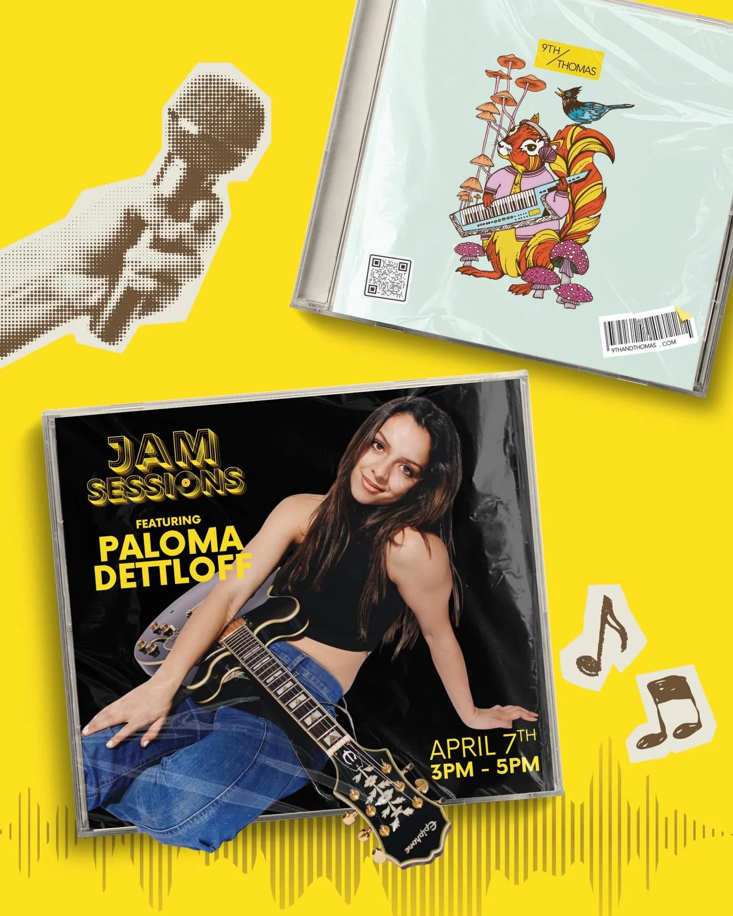 As part of our Jam Sessions series, on Tuesday, April 7th from 3-5 PM, come listen to live music by @palomajahms in the 9th &amp; Thomas lobby! This event is free and open to the public 🎶

🔗: https://9thandthomas.com/music

#9thandthomas #9Tjamsess