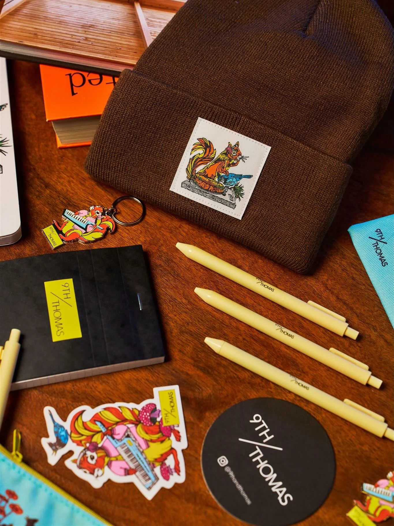 ⚡️ 9/T NEW SWAG GIVEAWAY ⚡️ We&rsquo;re celebrating our refreshed branding with new squirrel swag! Enter by May 17th for your chance to win (3 winners, chosen at random) 👇

How to Enter:
&bull; Follow us @9thandthomas
&bull; Tag 2 friends in the com