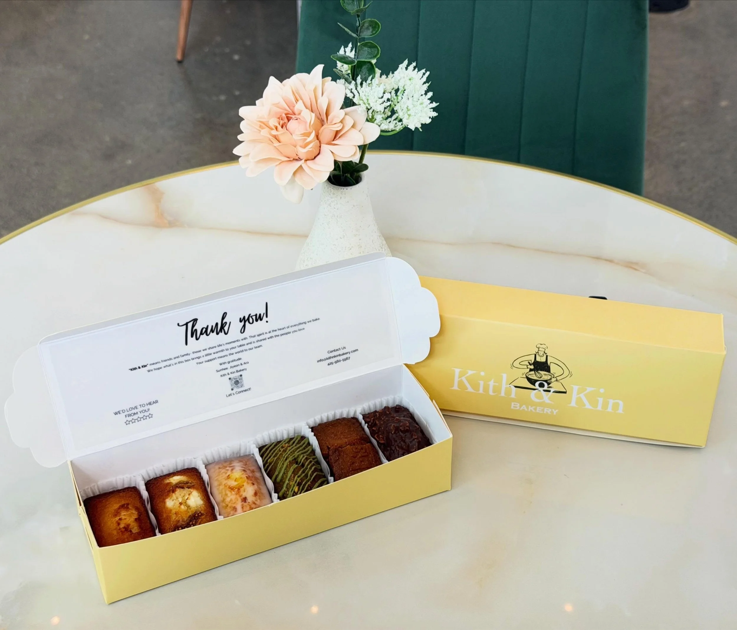HQ3 Pop-Up with @kithnkinbakery this Thurs, 6/11 from Noon - 2pm and Sat, 6/13 from 1 - 3pm 🥮 Swing by for Madeleines, Canel&eacute;s &amp; Financiers! 

&ldquo;Kith &amp; Kin began in the heart of our homes. What started as three mothers sharing re