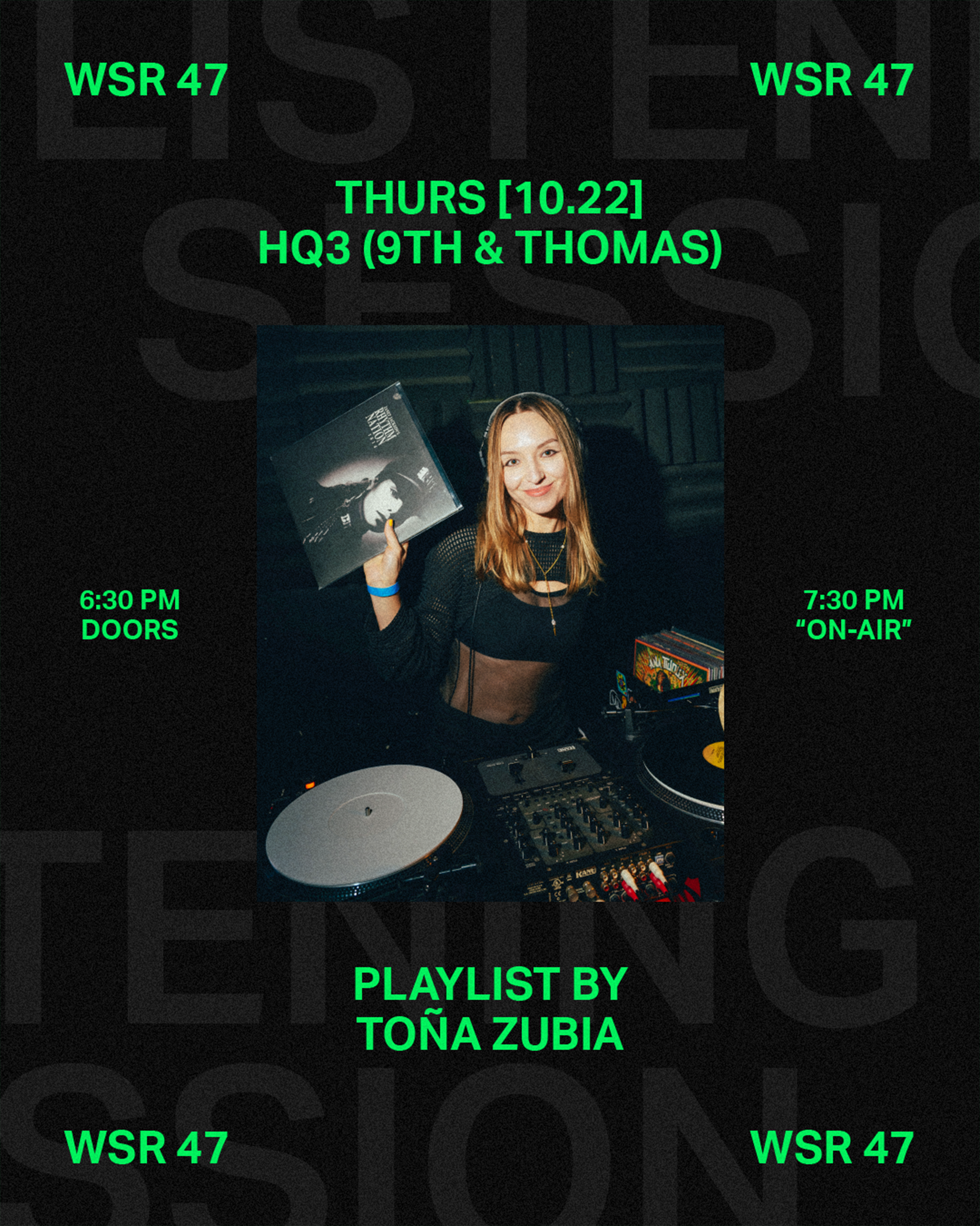 HQ3 Pop-Up: With Space Radio 47