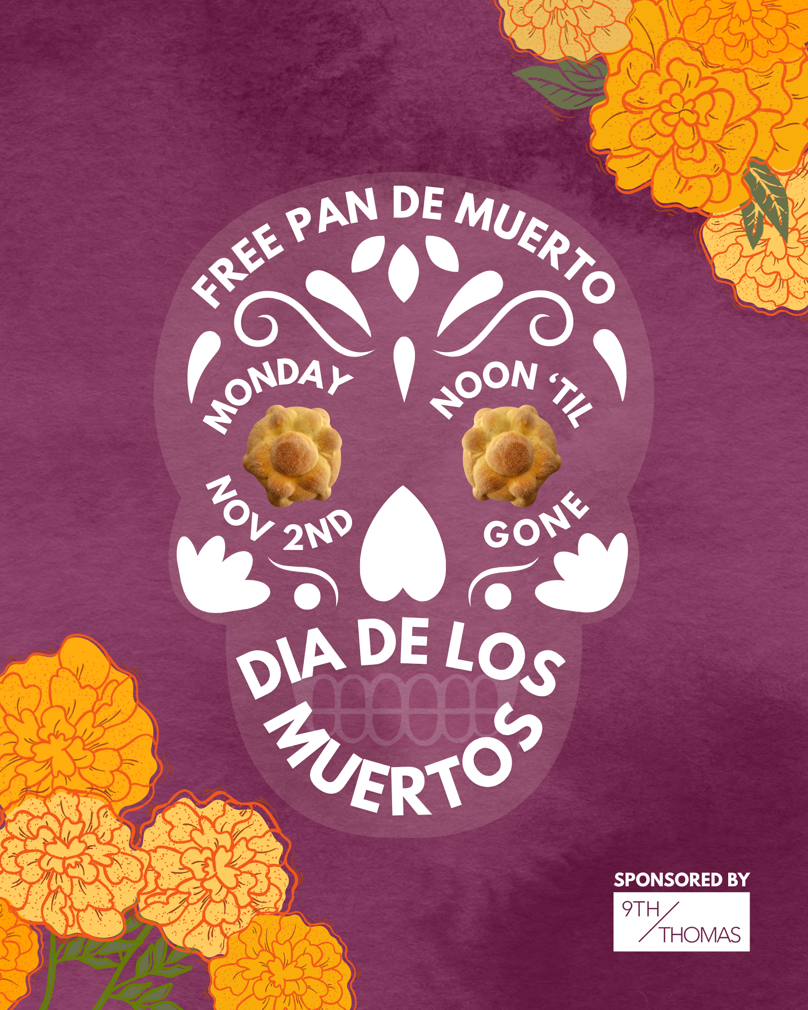 Free Pan de Muerto by Bakescapade