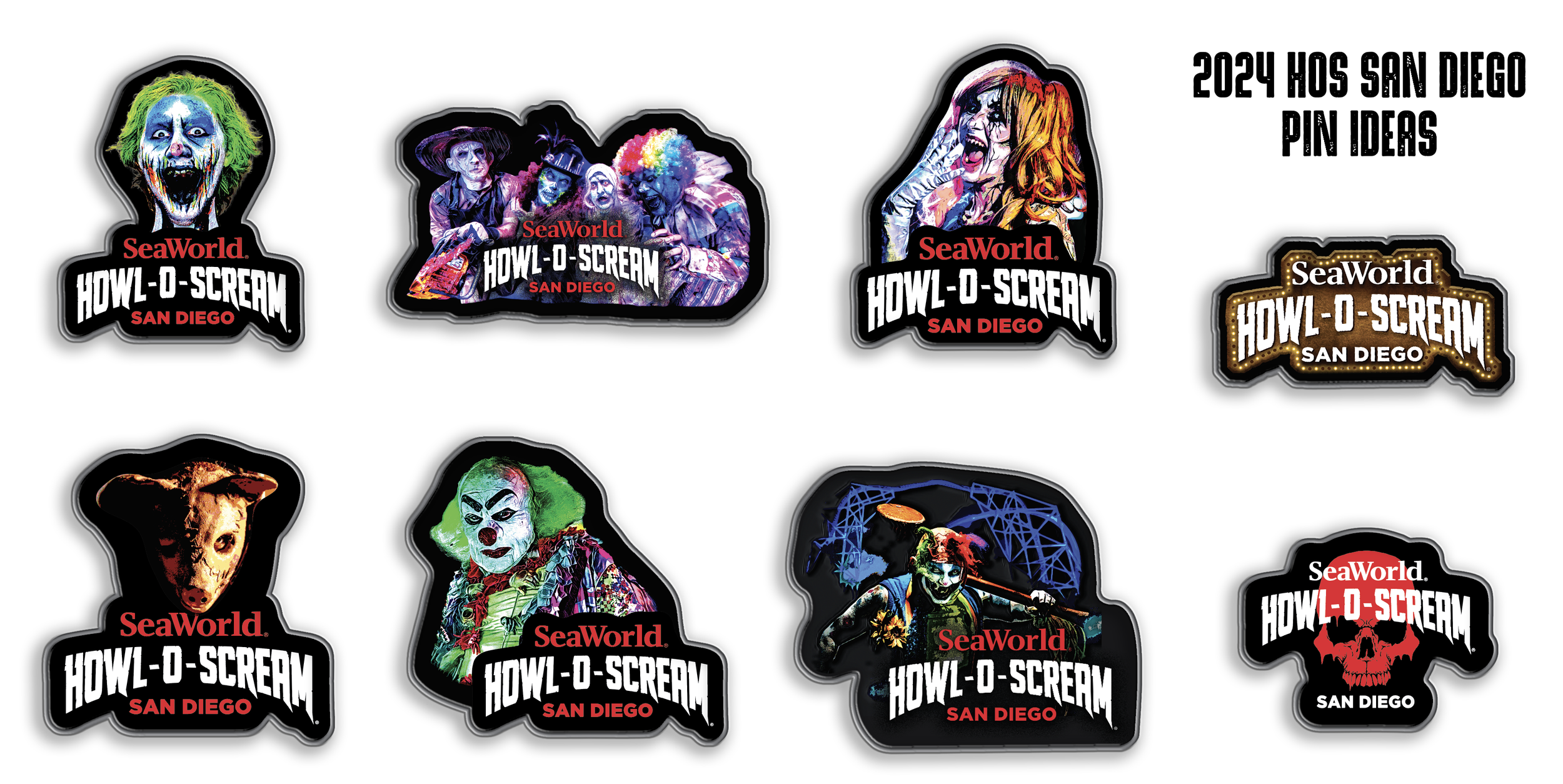 Halloween Pin Concepts