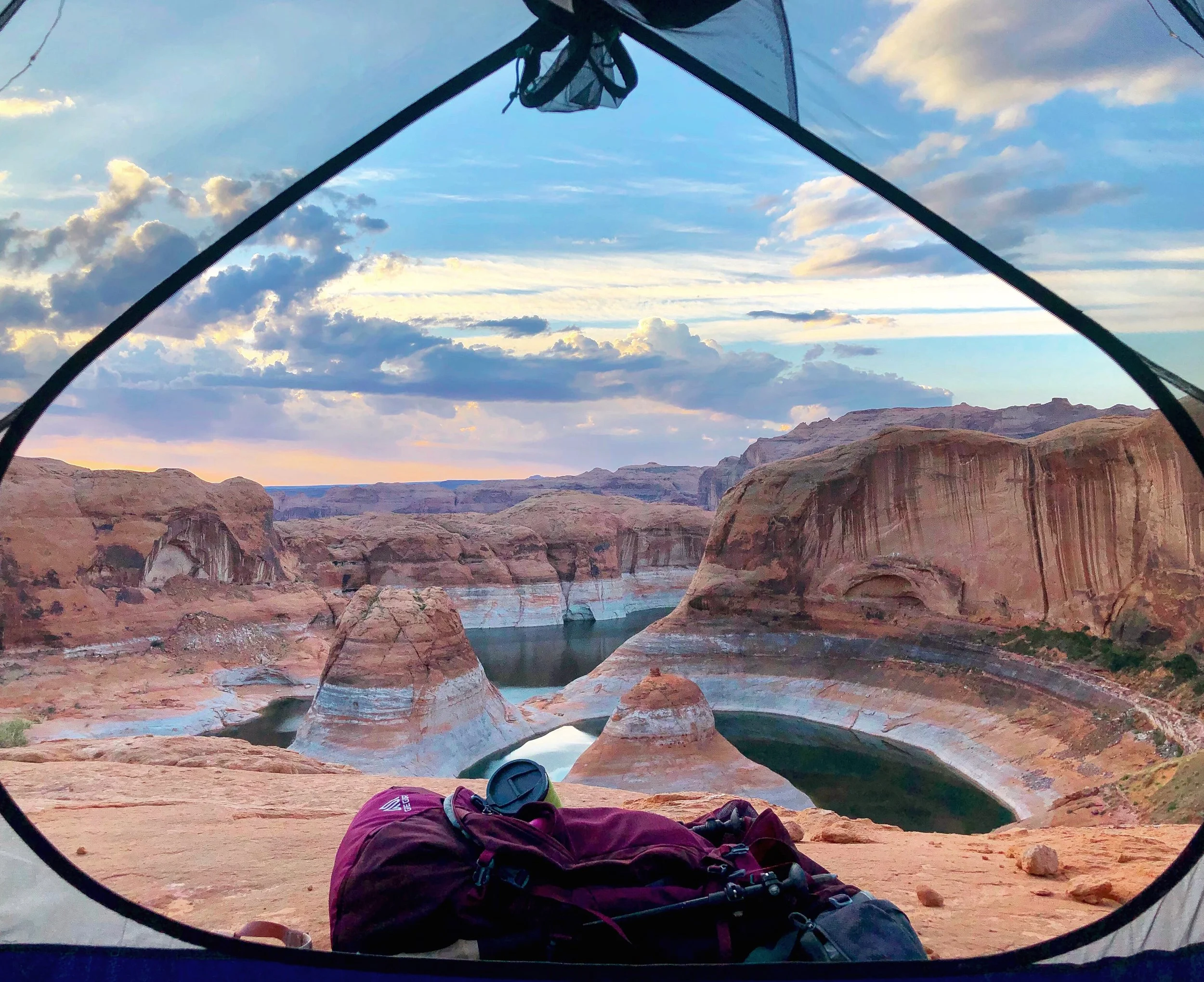 backpacking reflection canyon