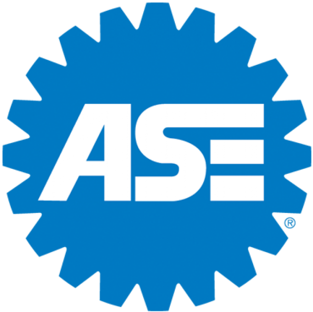 Logo of the American Society of Engineers, featuring a stylized gear design and the letters 'ASE' on a blue background.