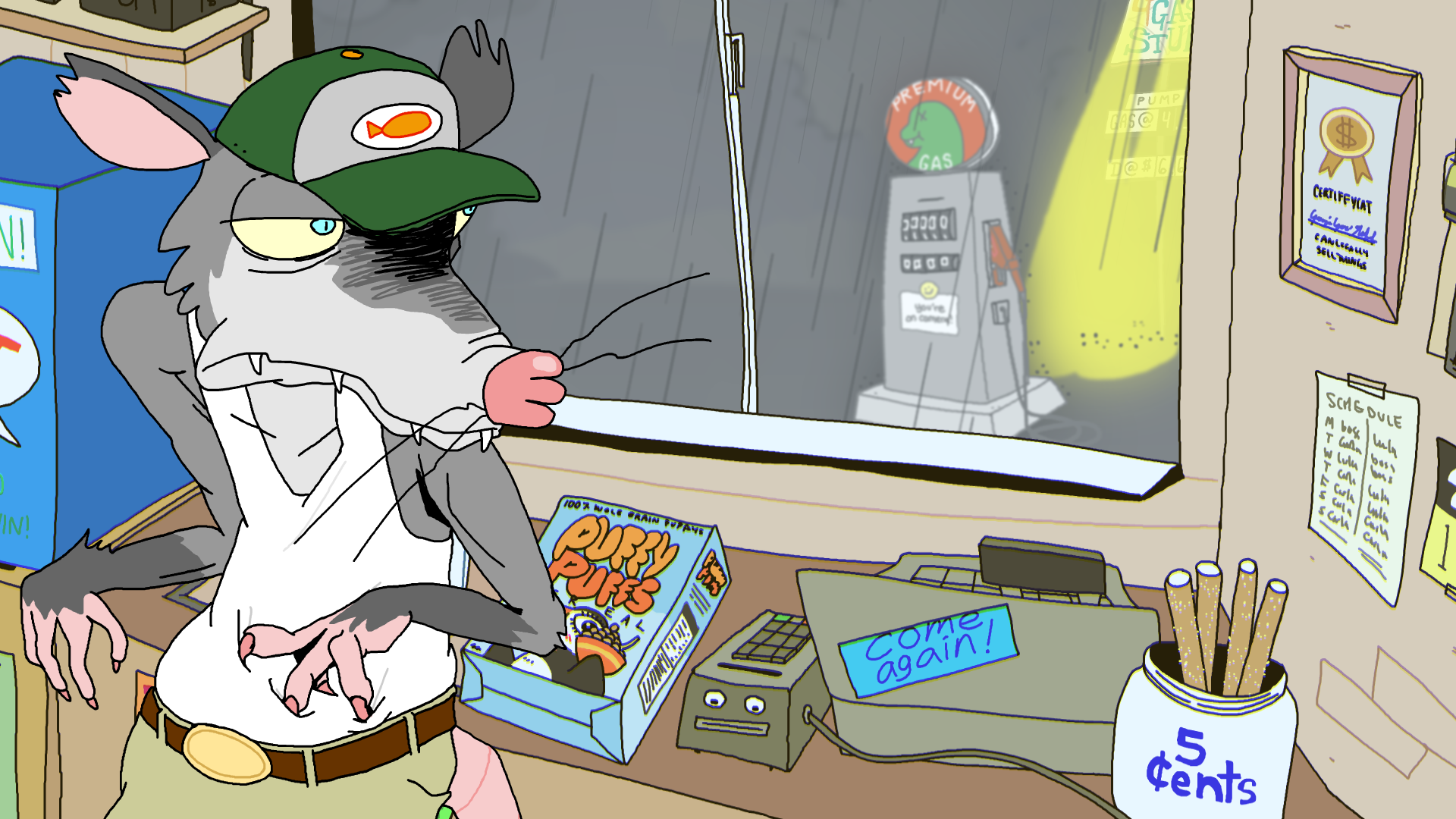 Gassy's Gas & Stuff III: THE GHOST for Adult Swim Smalls — SUNSHINE MALL