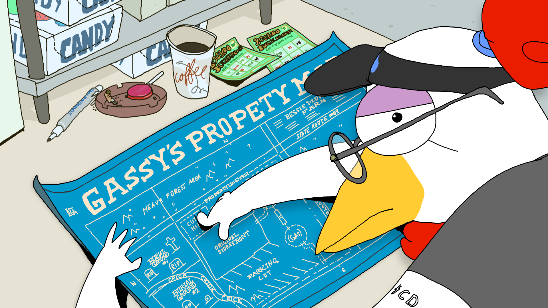 Gassy's Gas & Stuff III: THE GHOST for Adult Swim Smalls — SUNSHINE MALL
