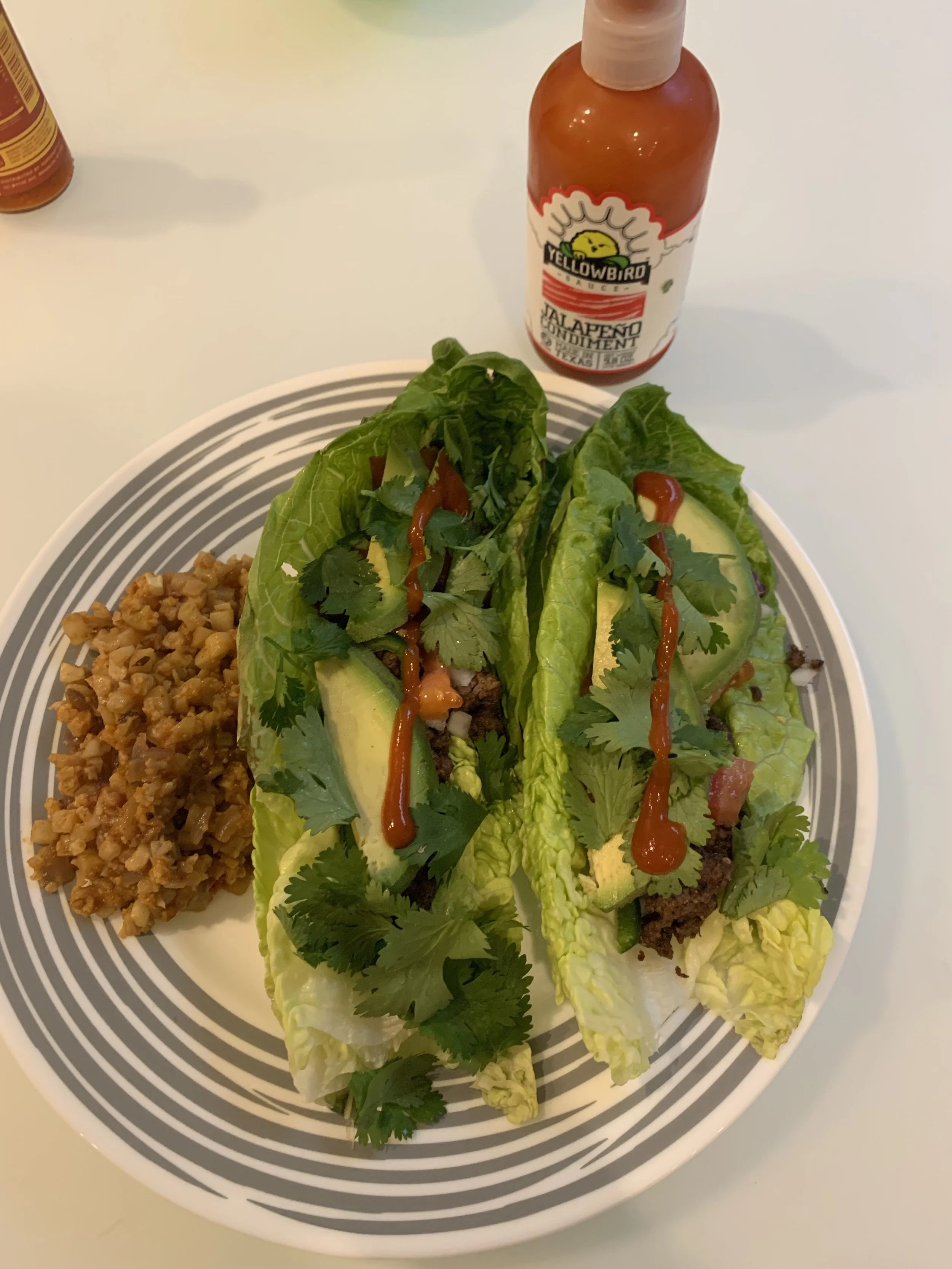 Taco’s with Mexican “rice”