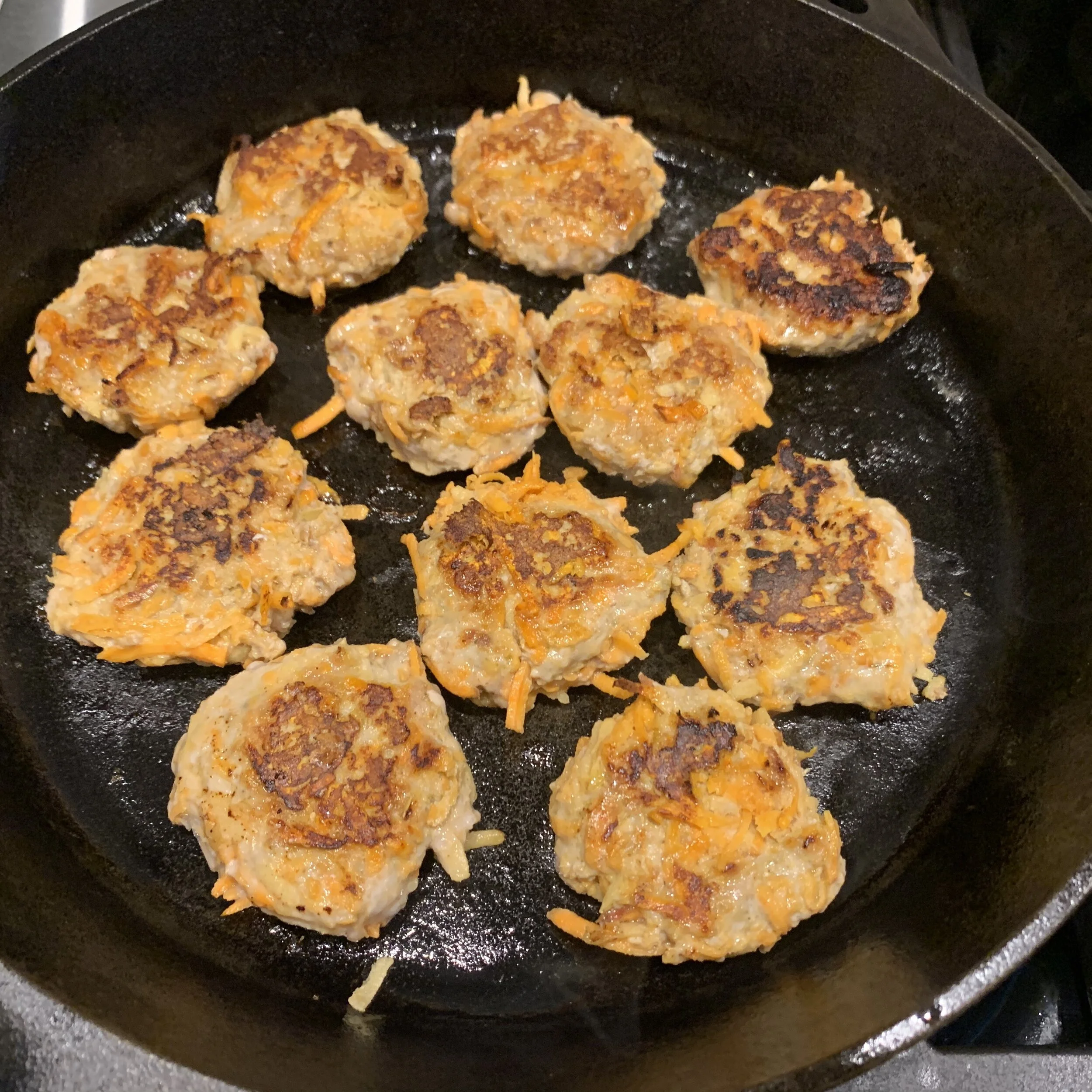 Sweet Potato Apple Sausages