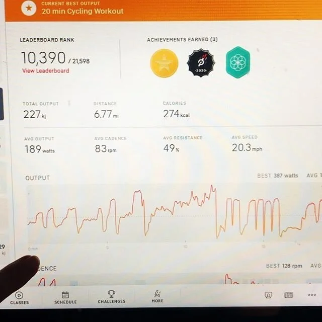 💥Happy PR Day 💥
🙏 @alextoussaint25 &amp; #fgf 
You know, I never really considered myself and #allstarathlete before this ride, but now I do.  See, I was nervous when Alex said turn the resistance up to 60-65 during our first climb and sure my cad