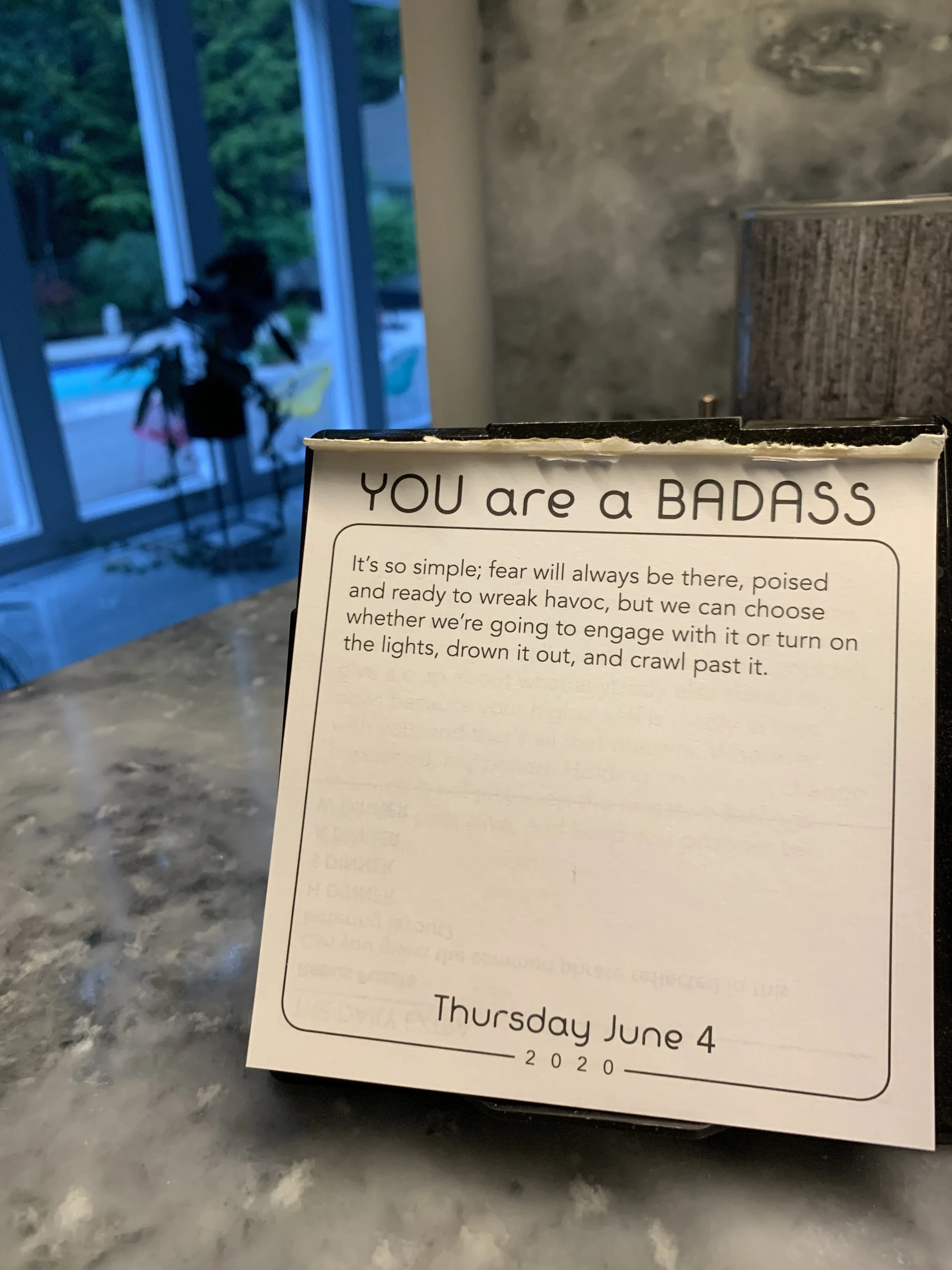 Fear, is there and will always be