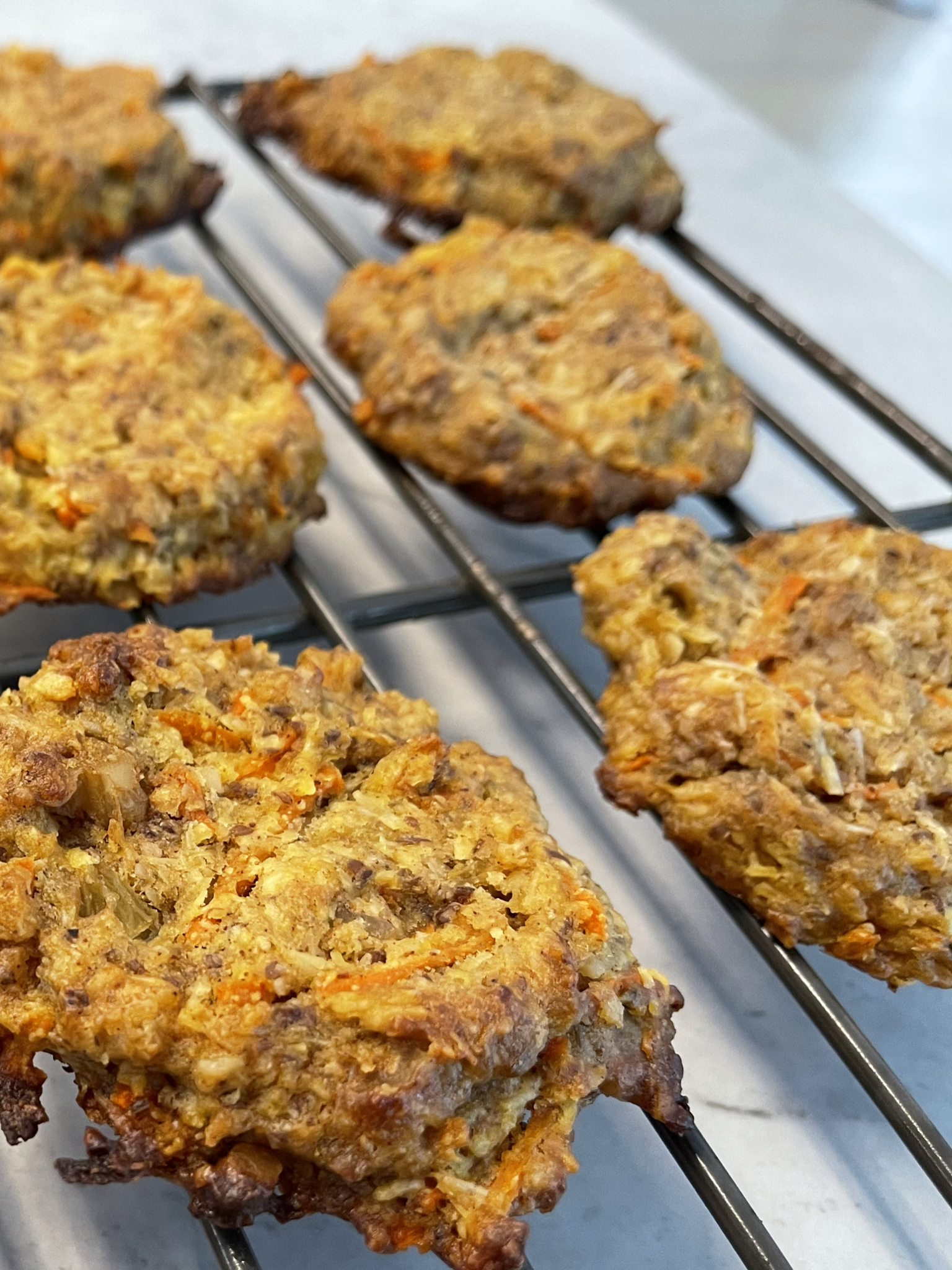 Carrot Cake Cookies (Vanilla Protein)
