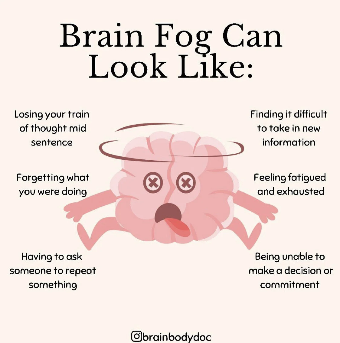 What's that thing called, oh yeah, Brain Fog