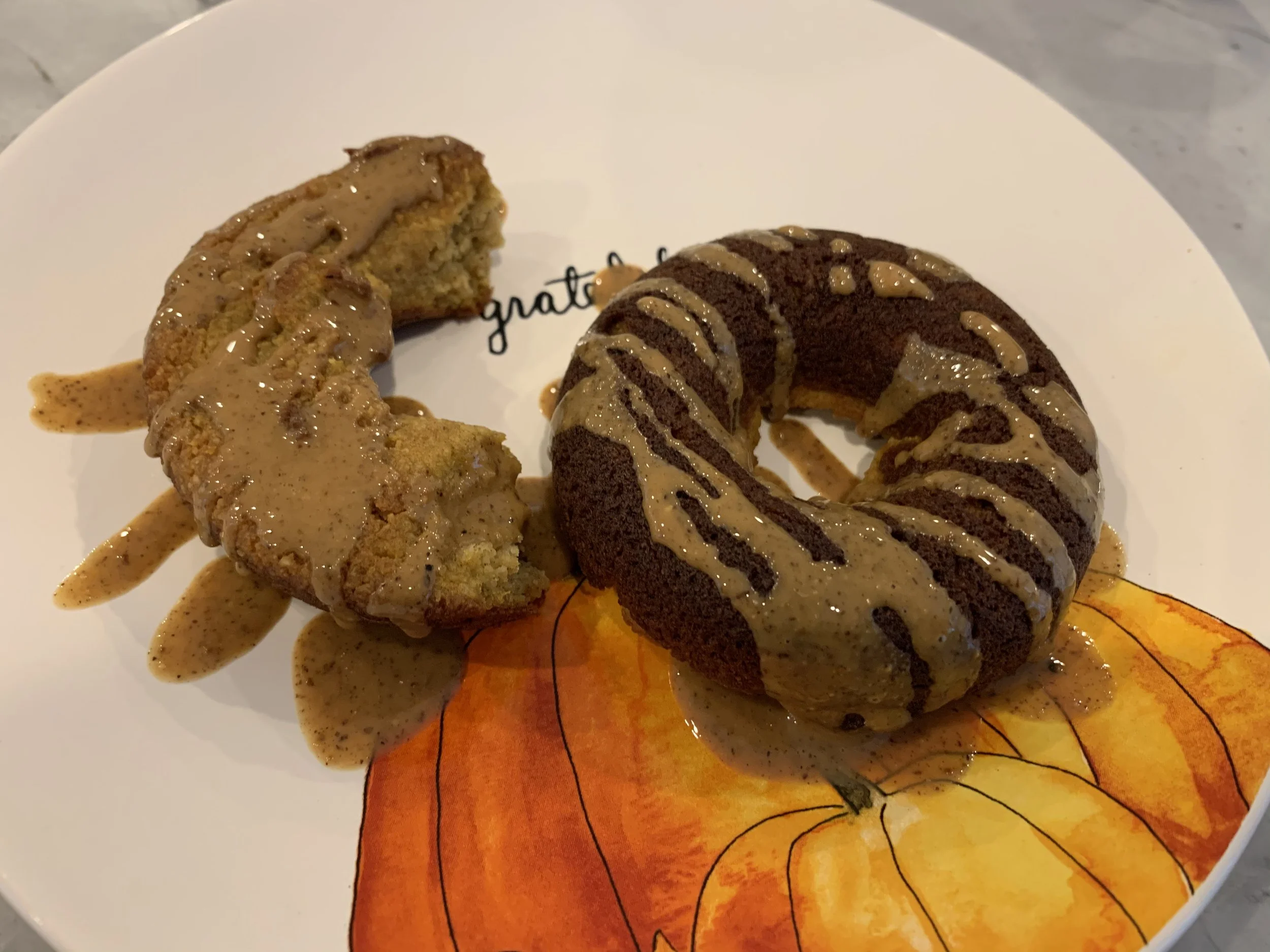 Pumpkin Protein Donuts 