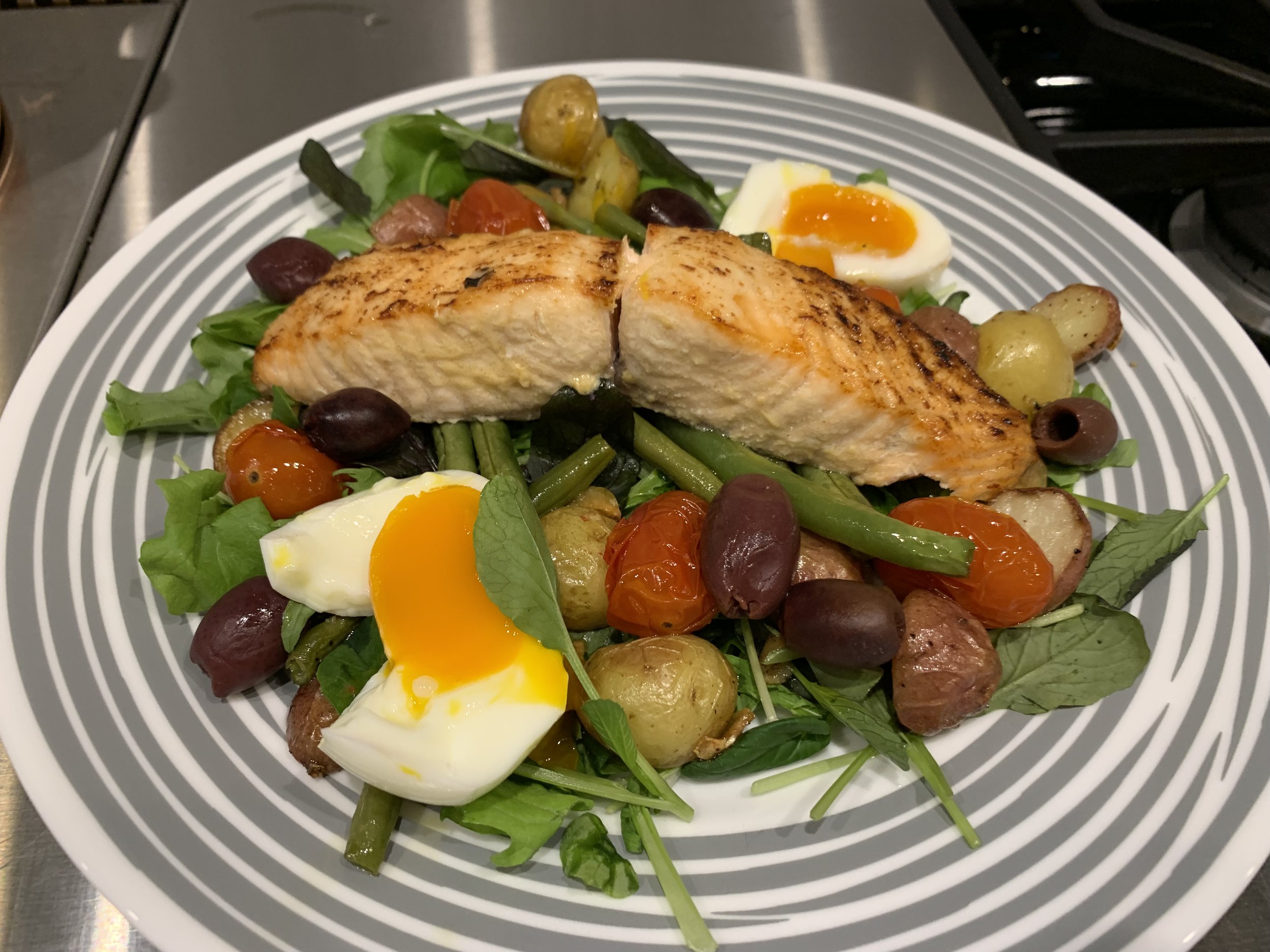Salmon Nicoise Salad