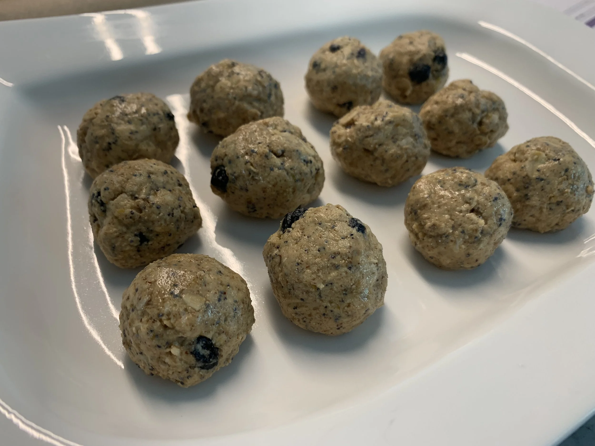 Lemon BlueBerry Balls of Bliss