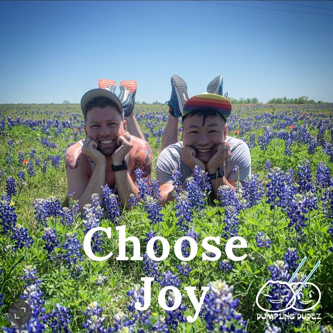 Take off your cloak of seriousness and be a joy magnet this weekend!

Cheers,
#dumplingdudez #choosejoy #choosetobehappy #happiness