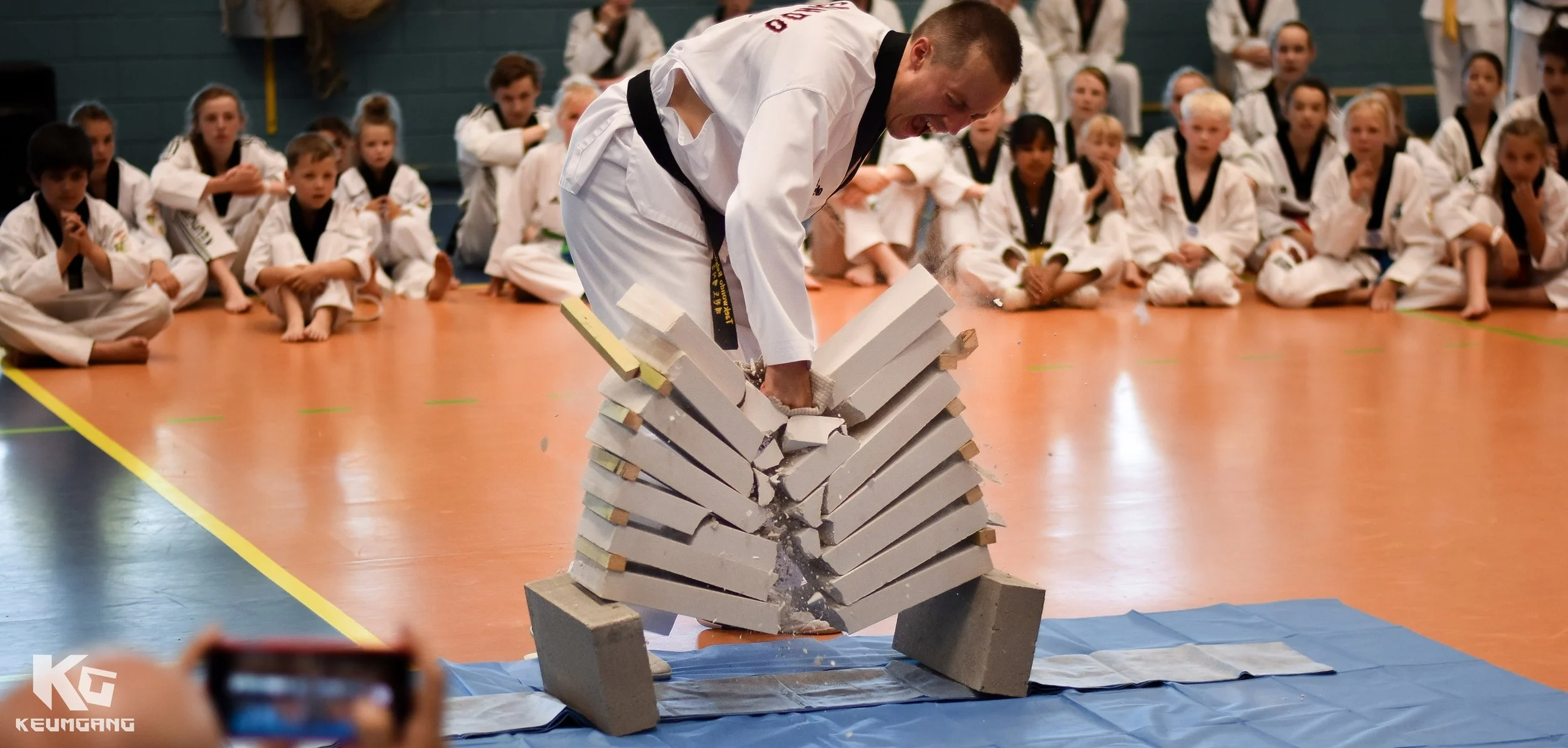 Taekwondo, Vechtsport, Diest, Taekwondoschool, Breektesten