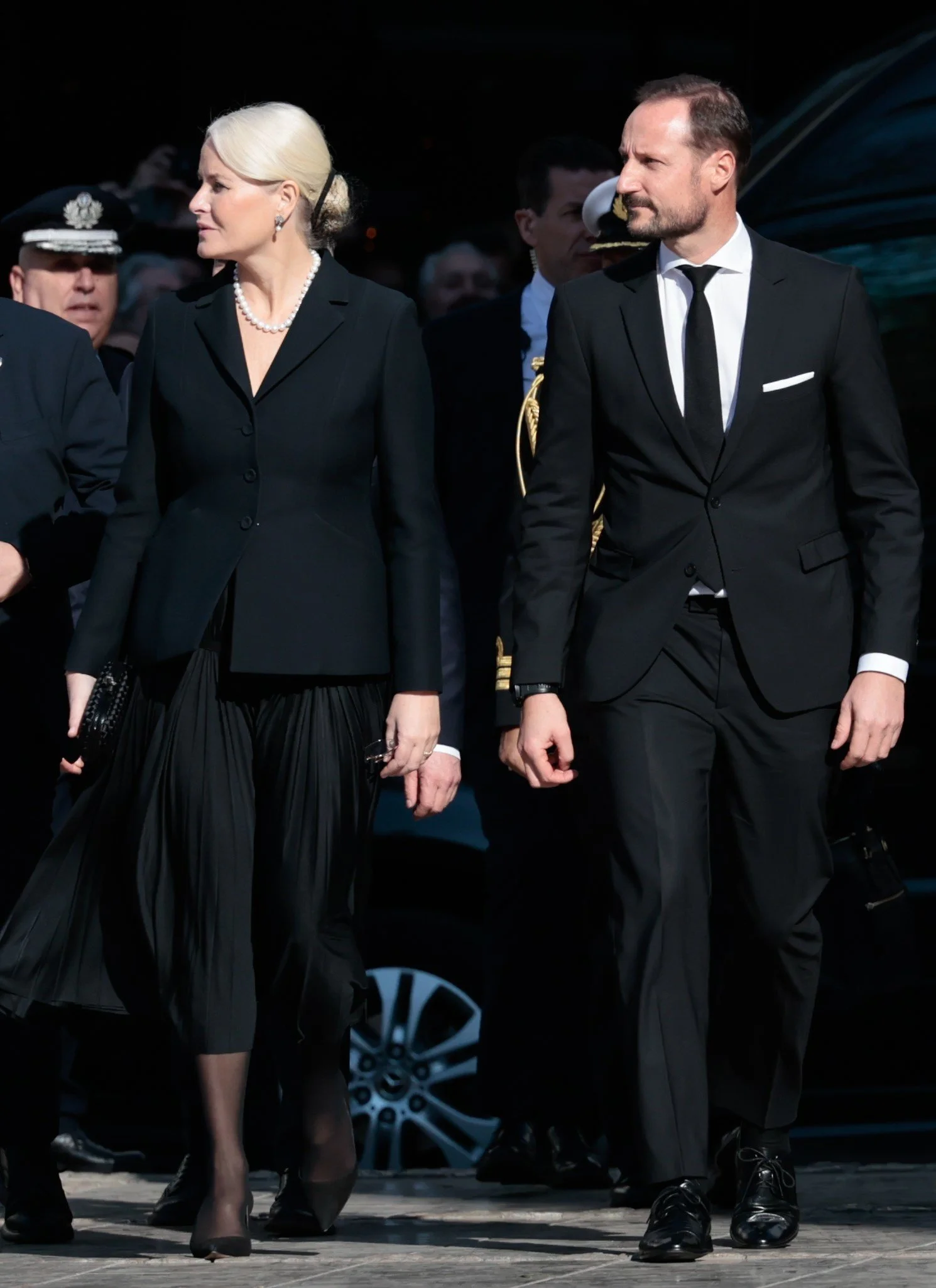 Crown Princess Mette-Marit and Princess Märtha Louise Attend Funeral of ...