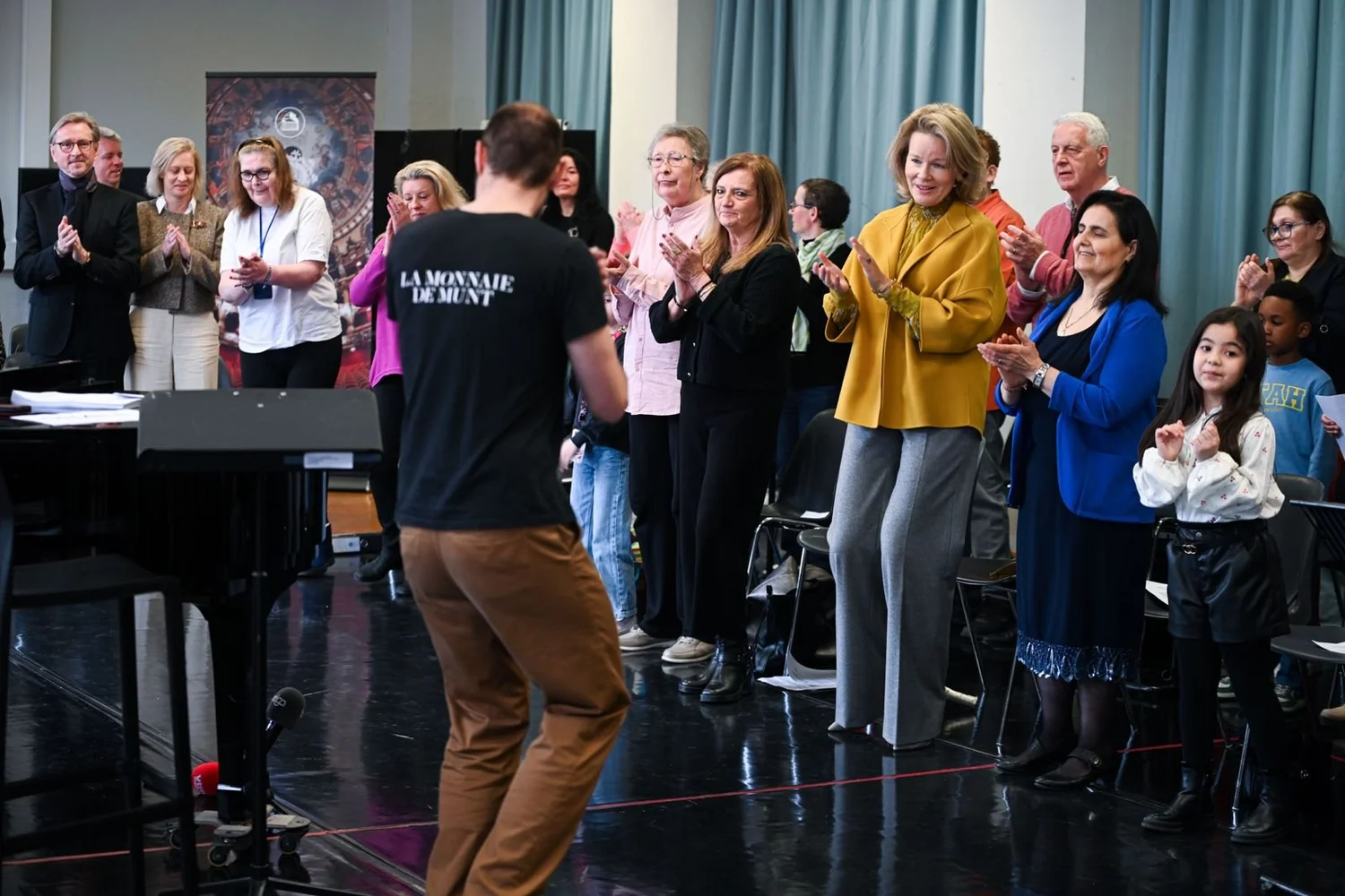Queen Mathilde Attends Singing Workshop at Federal Opera House — Royal ...