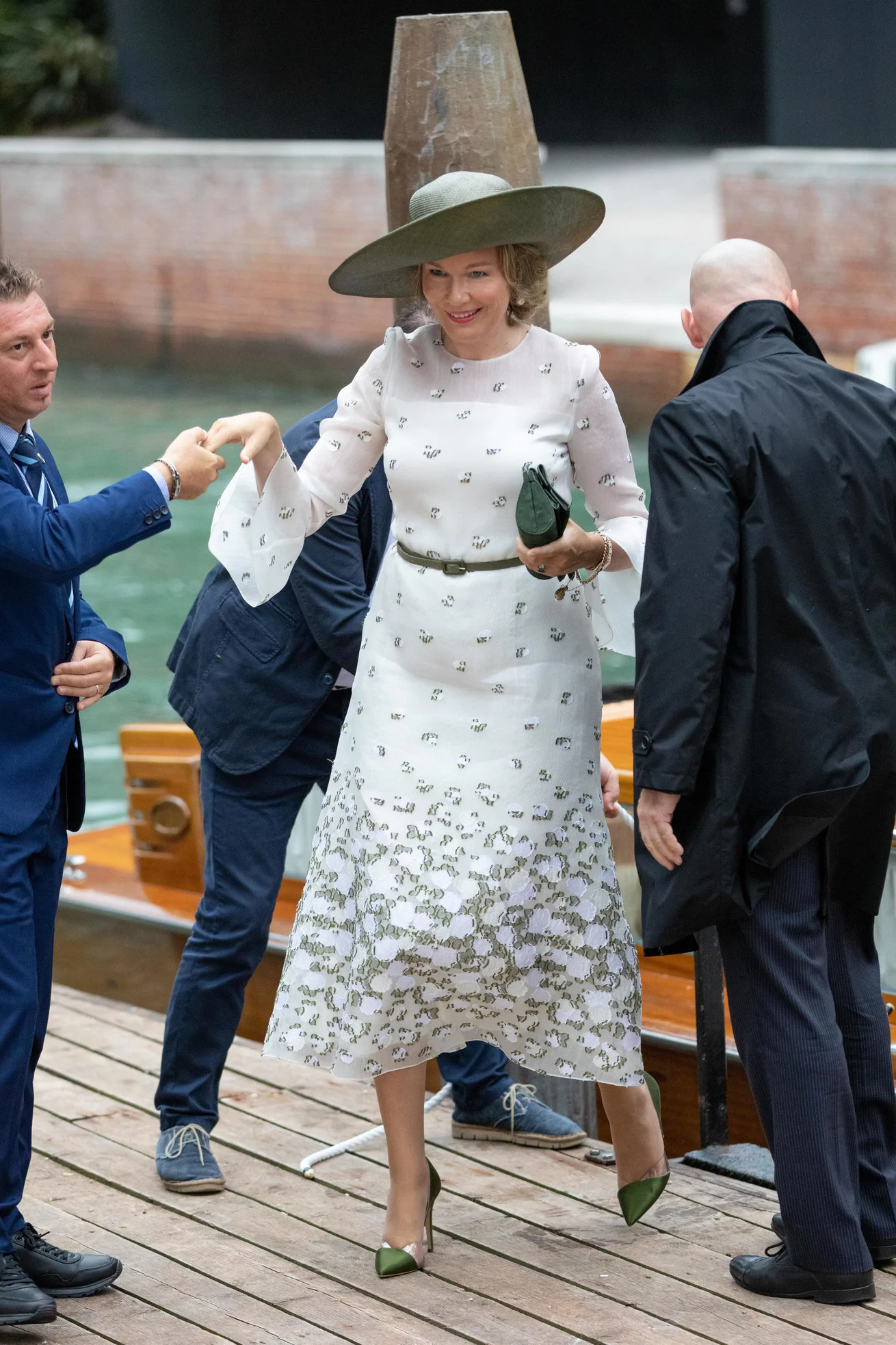 Queen Mathilde Visits Biennale Arte Venice