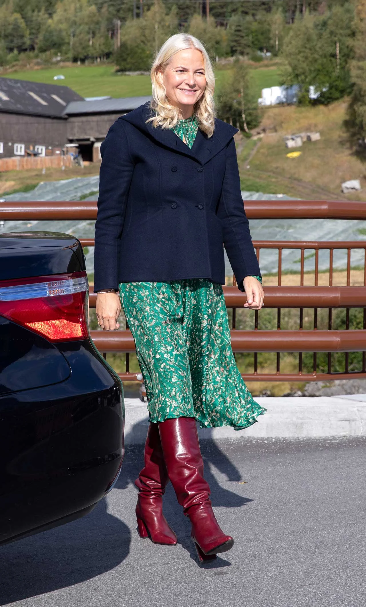 The Crown Princely Couple of Norway Visits Oppland County