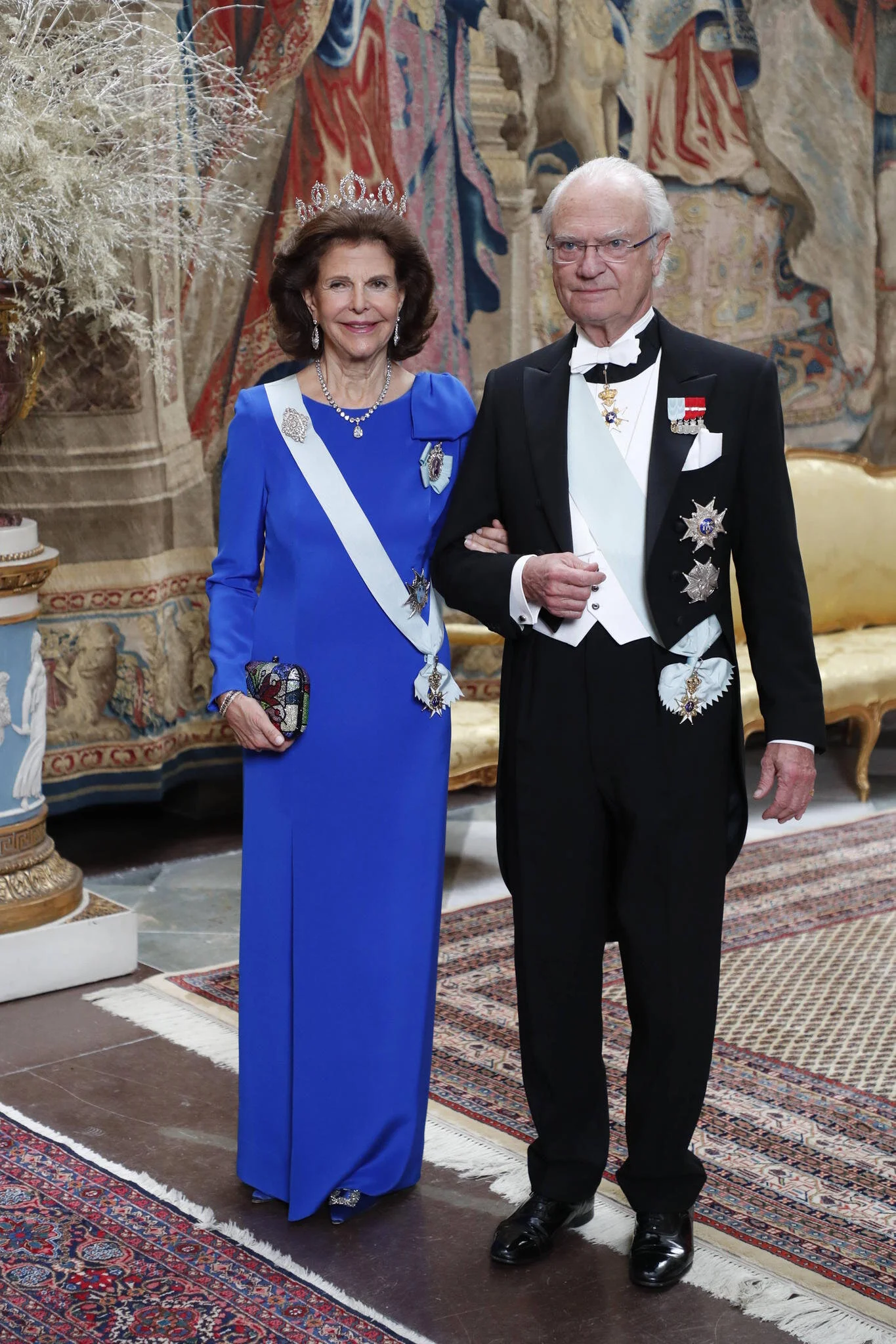 The King and Queen of Sweden Attend Nobel Laureates Gala 2019